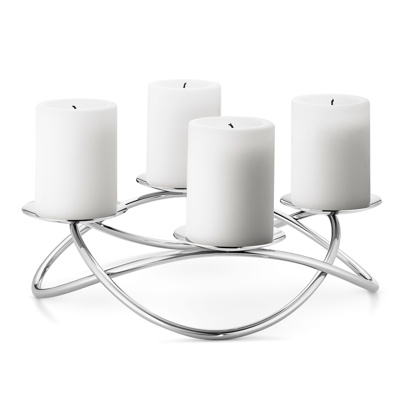 Season Candle Holder Large, Stainless Steel