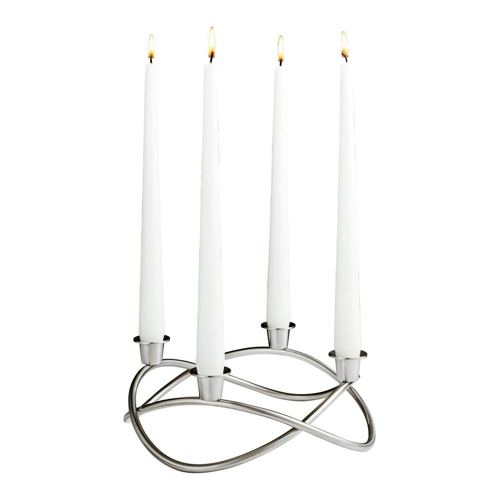 Season Candle holder, Matte Stainless steel