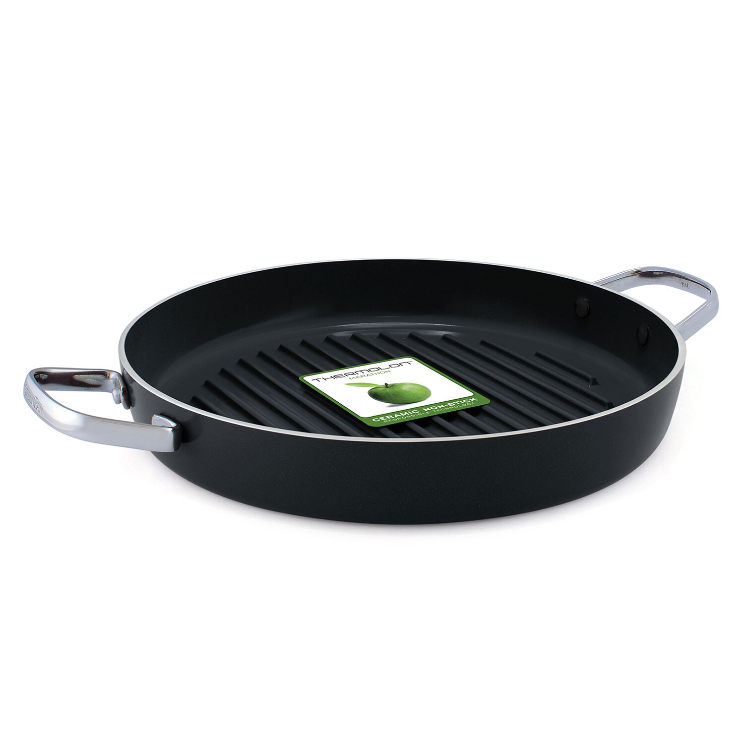 Essentials Round Grill Pan 28cm - GreenPan @ RoyalDesign