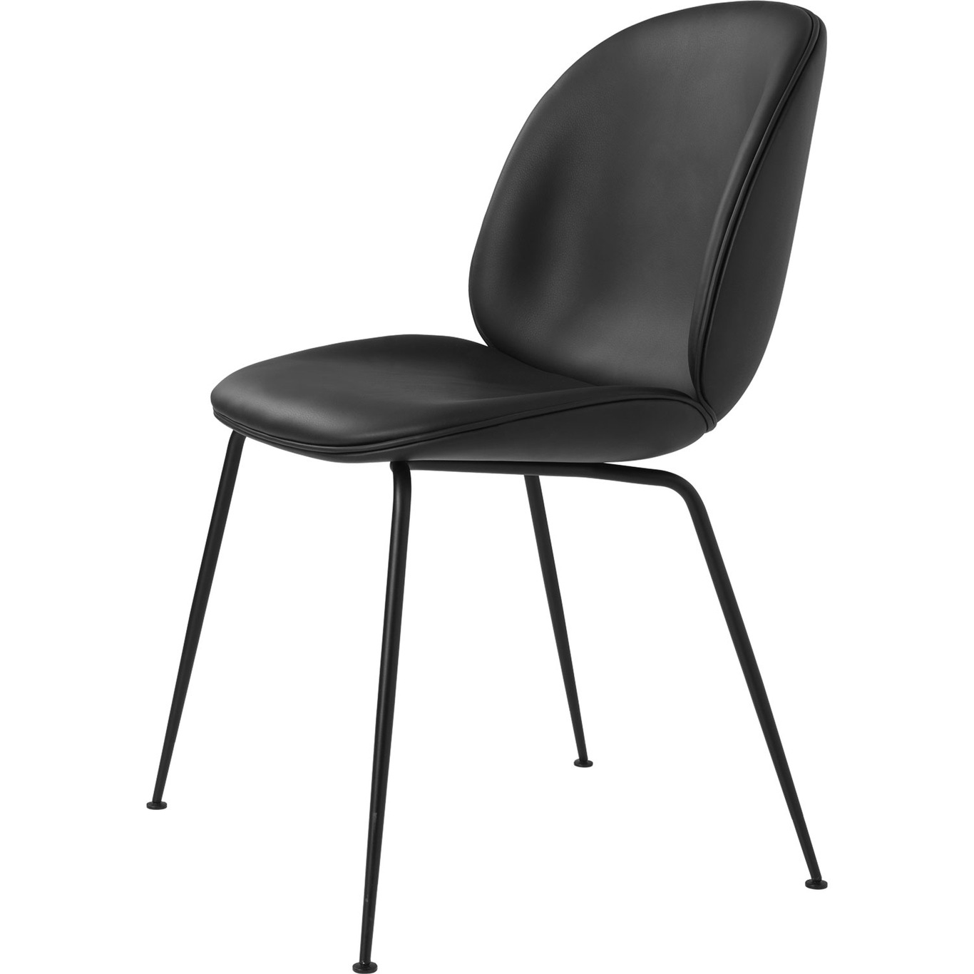 Beetle Chair Upholstered Black Base / Sierra, Black