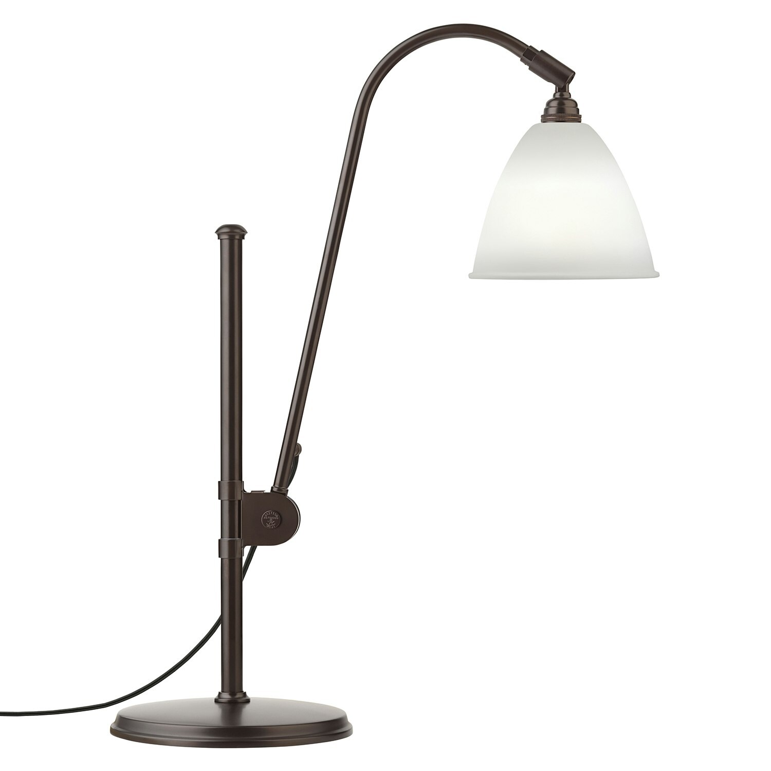 Vores firma tvetydig at tilføje Bestlite BL1 Table Lamp, Black Brass/Classic White - GUBI @ RoyalDesign