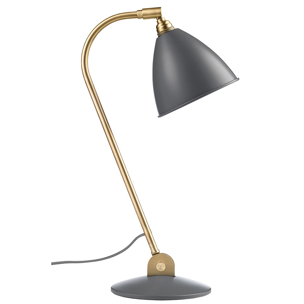 Bestlite BL2 Table Lamp, Brass/Grey