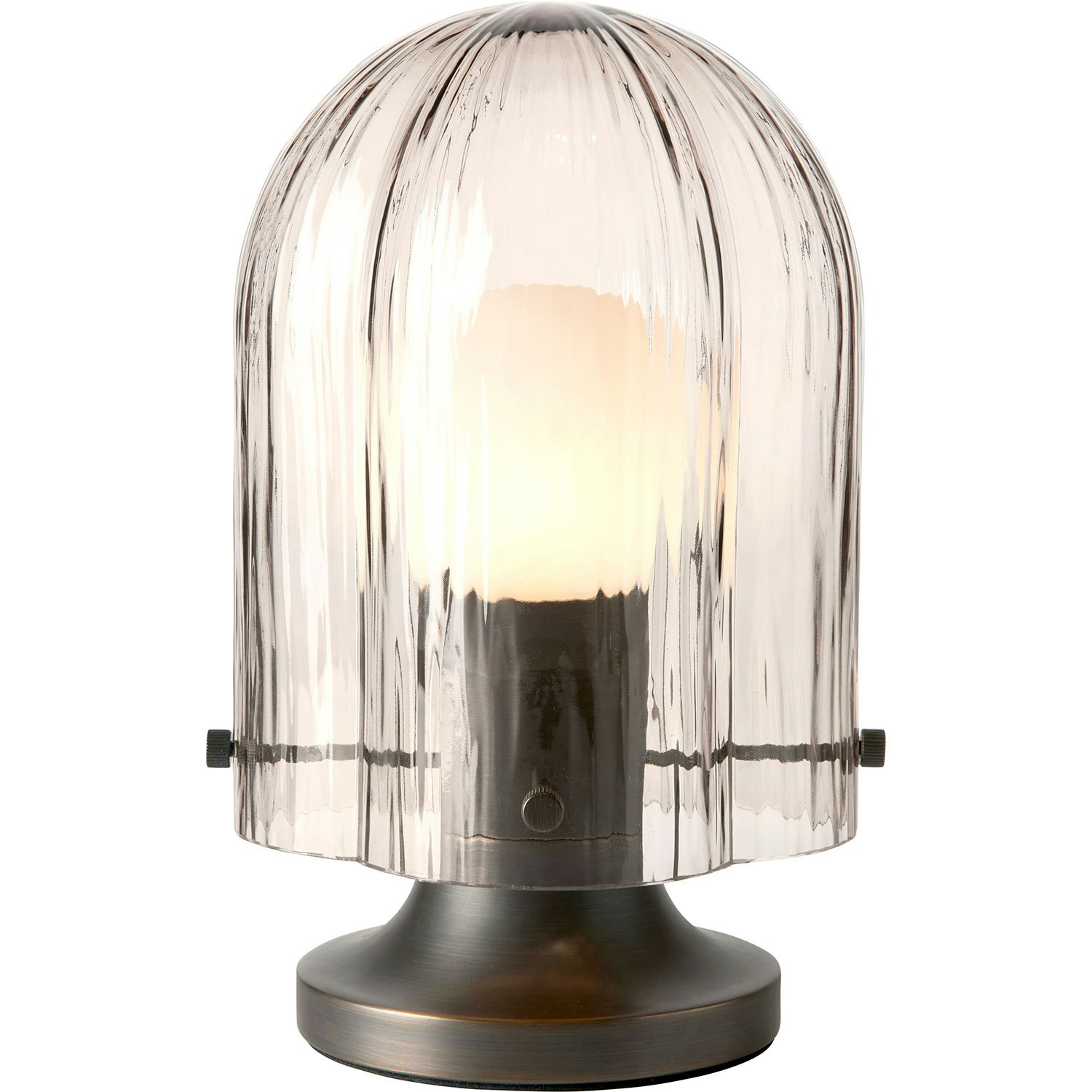 Ampoule LED décorative dimmable E27 G280 ⌀28cm 350lm fumé blanc