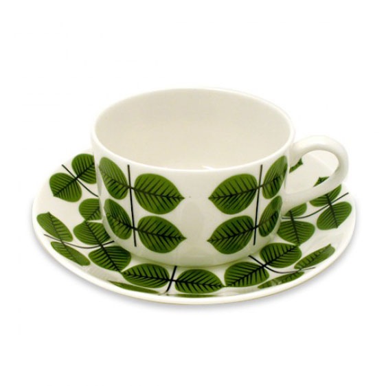 Berså Coffee Cup With Saucer, Straight