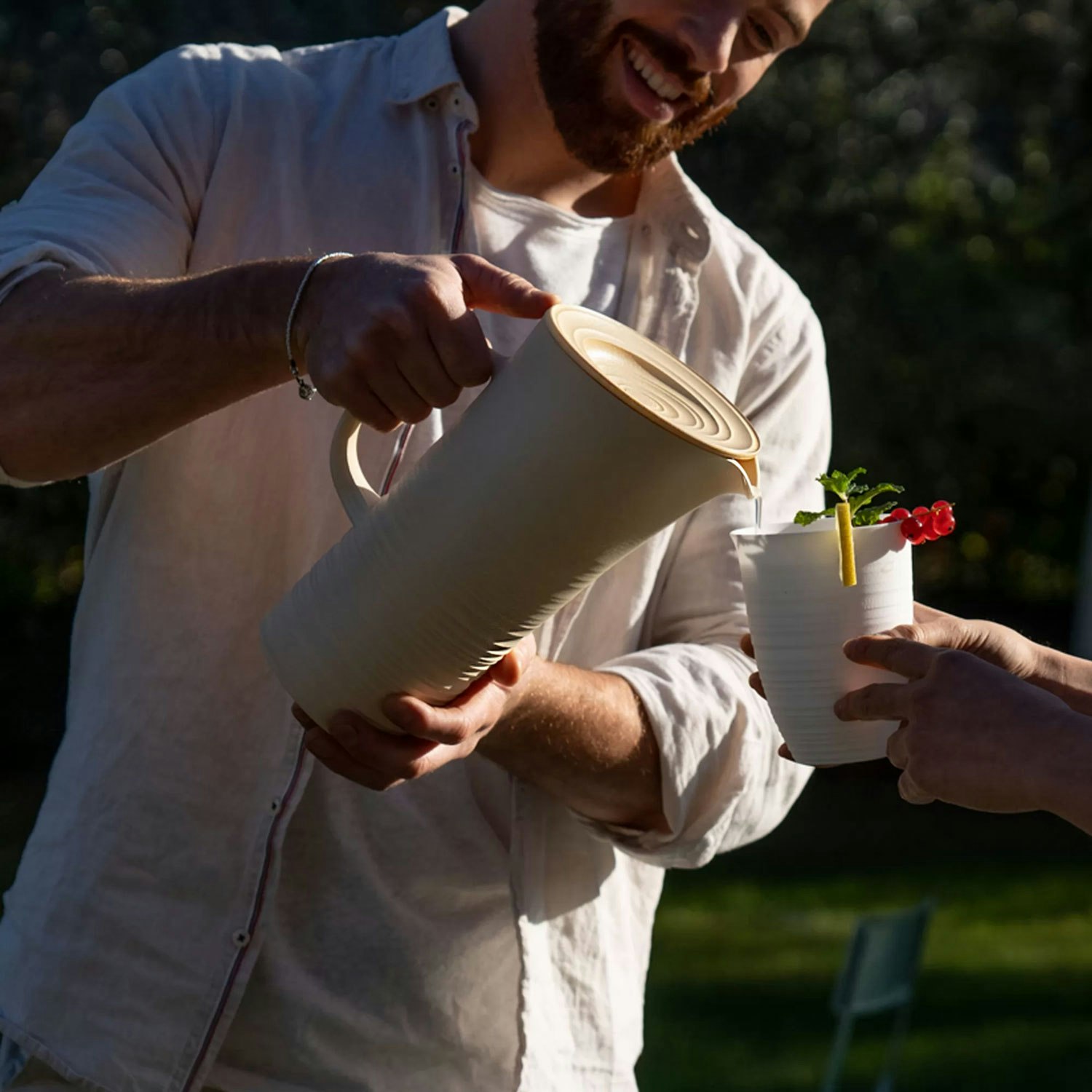 Pipe Pitcher Water Carafe - Normann Copenhagen @ RoyalDesign