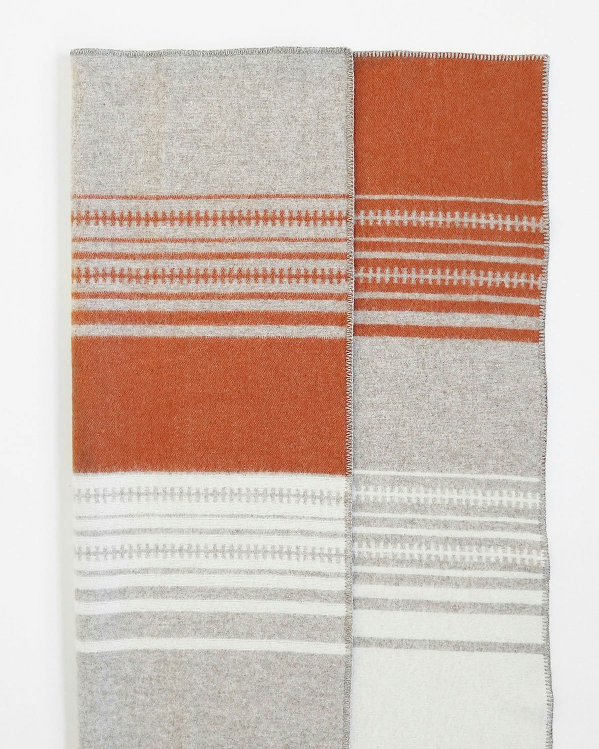 Orange Plaid Hand Towel