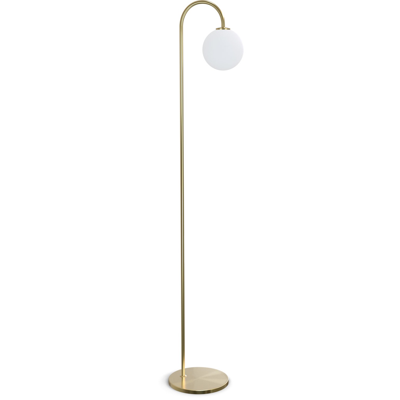 Ballon Floor Lamp, Brass