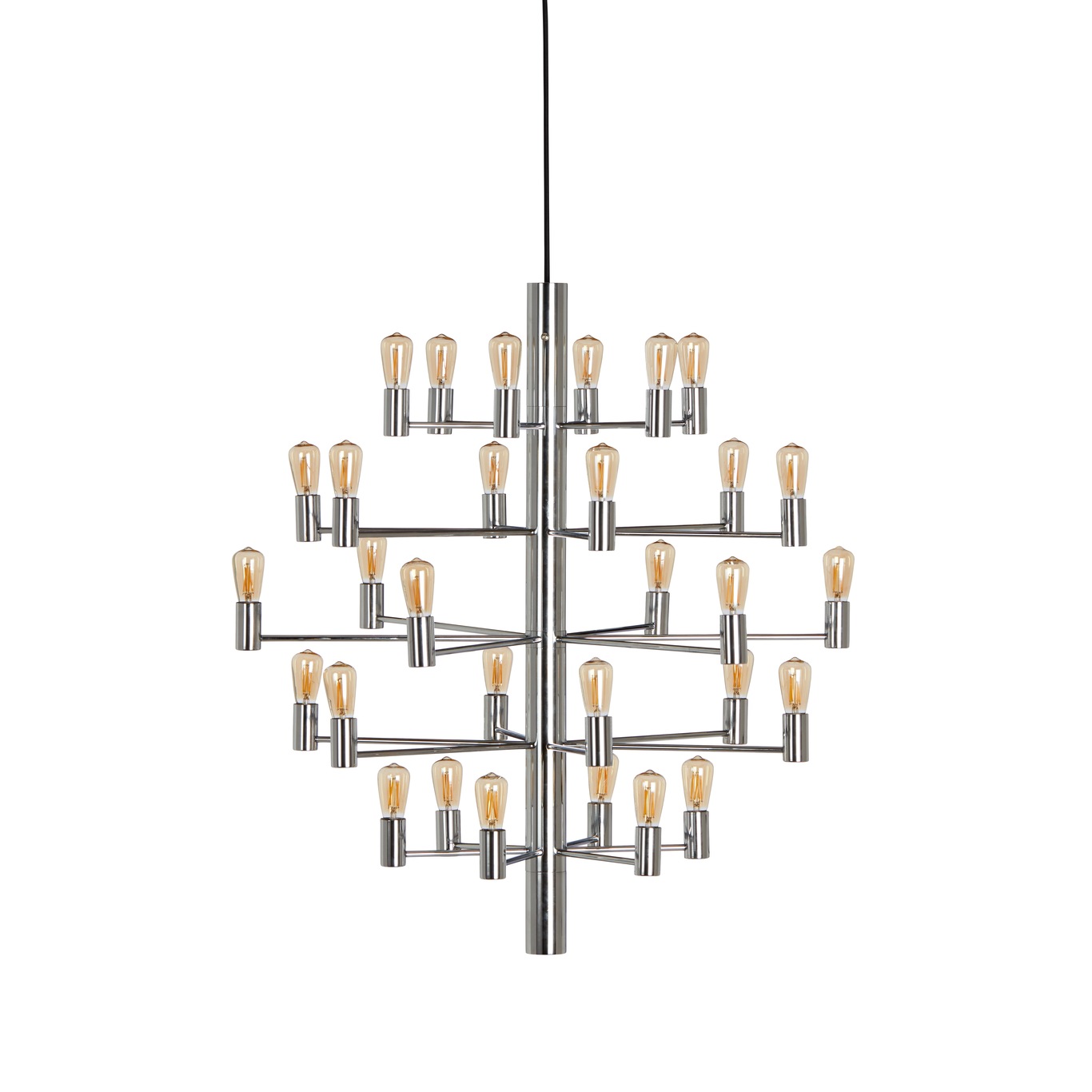 Manola 30 Chandelier Dimmable LED, Chrome