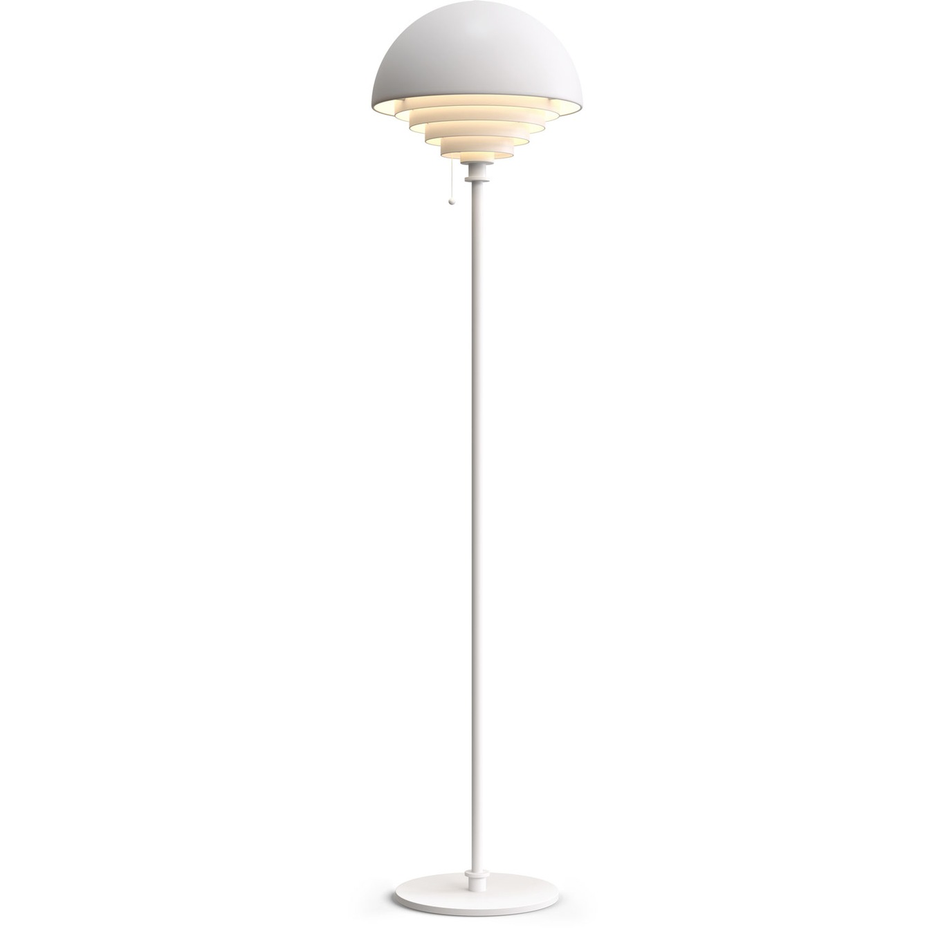 Motown Floor Lamp, White