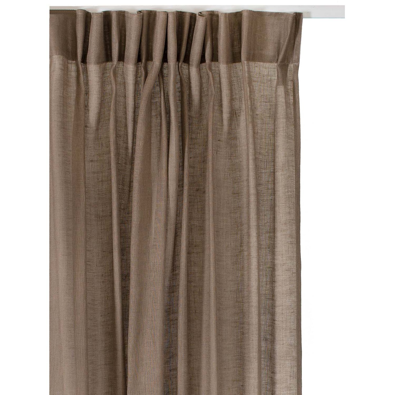 Dalsland Curtain With Heading Tape 145x290 cm, Driftwood