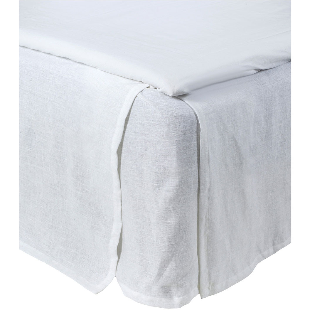 Miramar Bed Skirt 180x220 cm, White