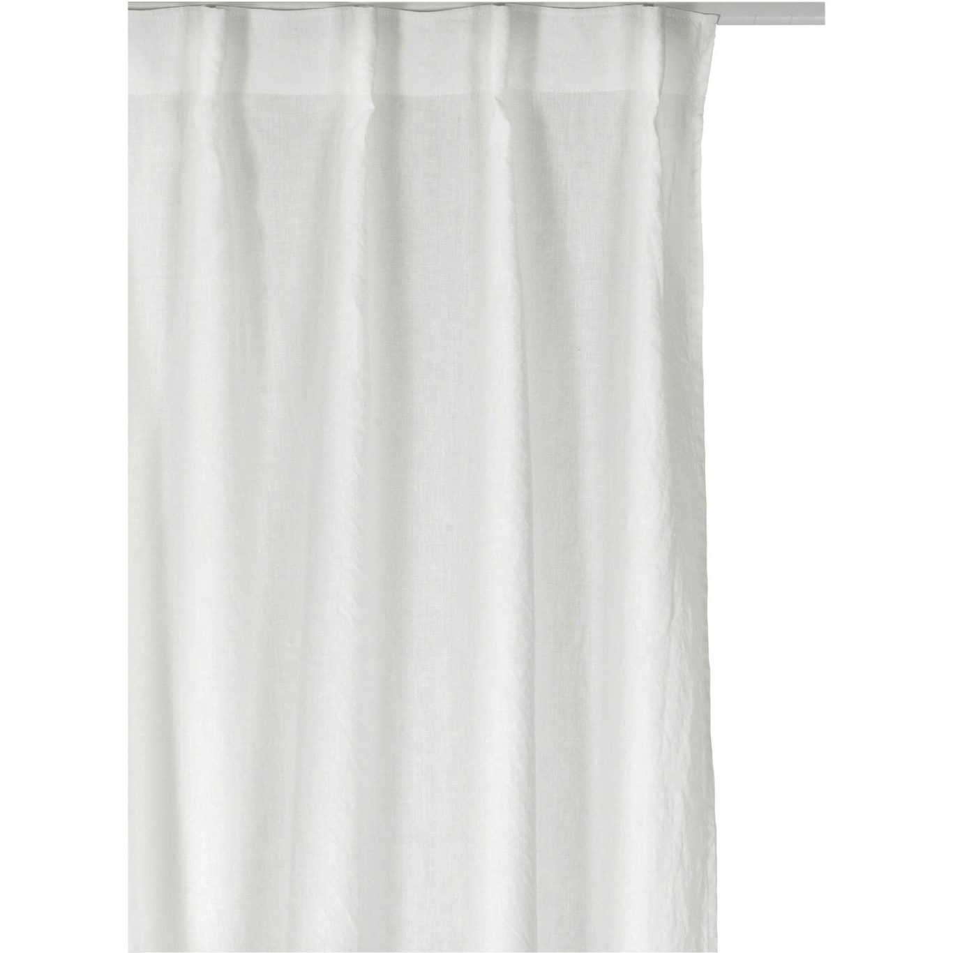 Sunrise Curtain With Pleat Band 140x290 cm, White