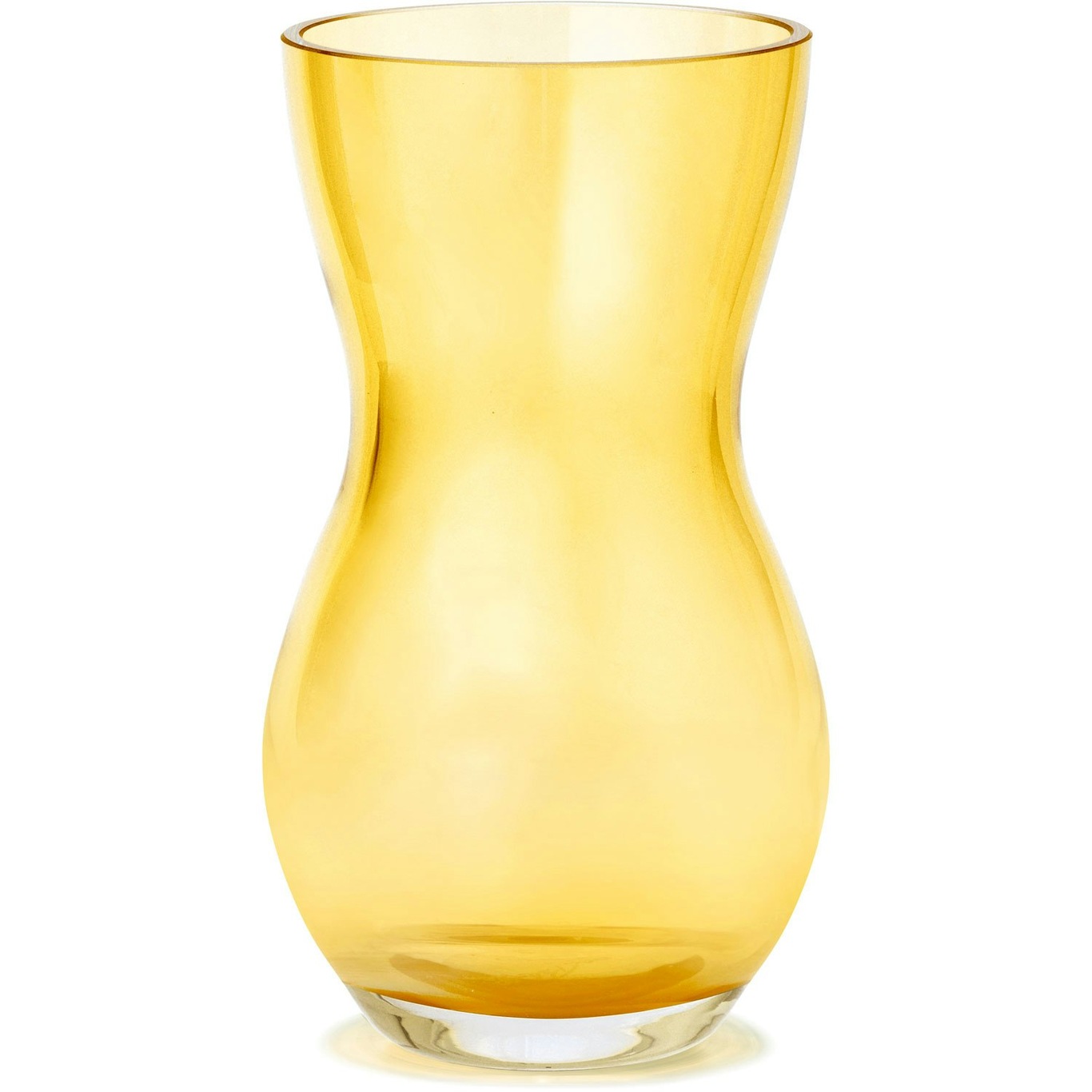 Calabas Glass Vase H16,5 cm, Amber