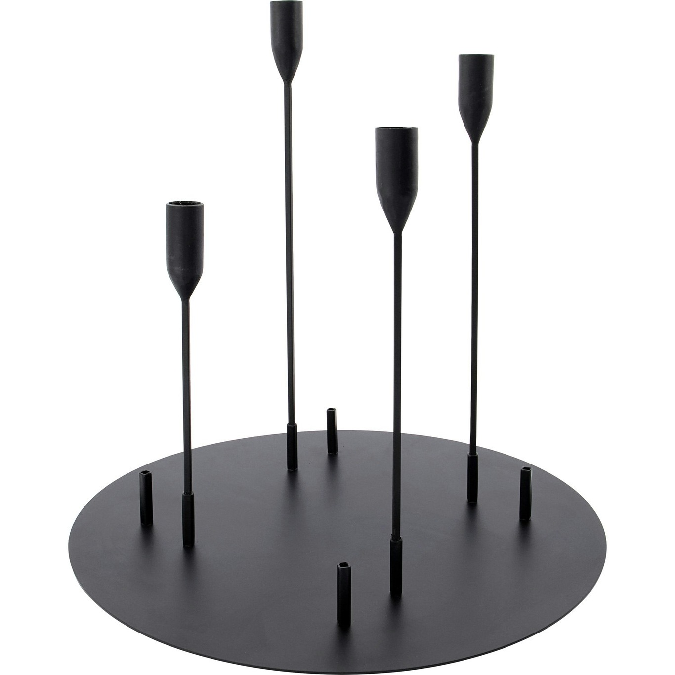 Advent Candle Stand Ø40x38 cm, Black