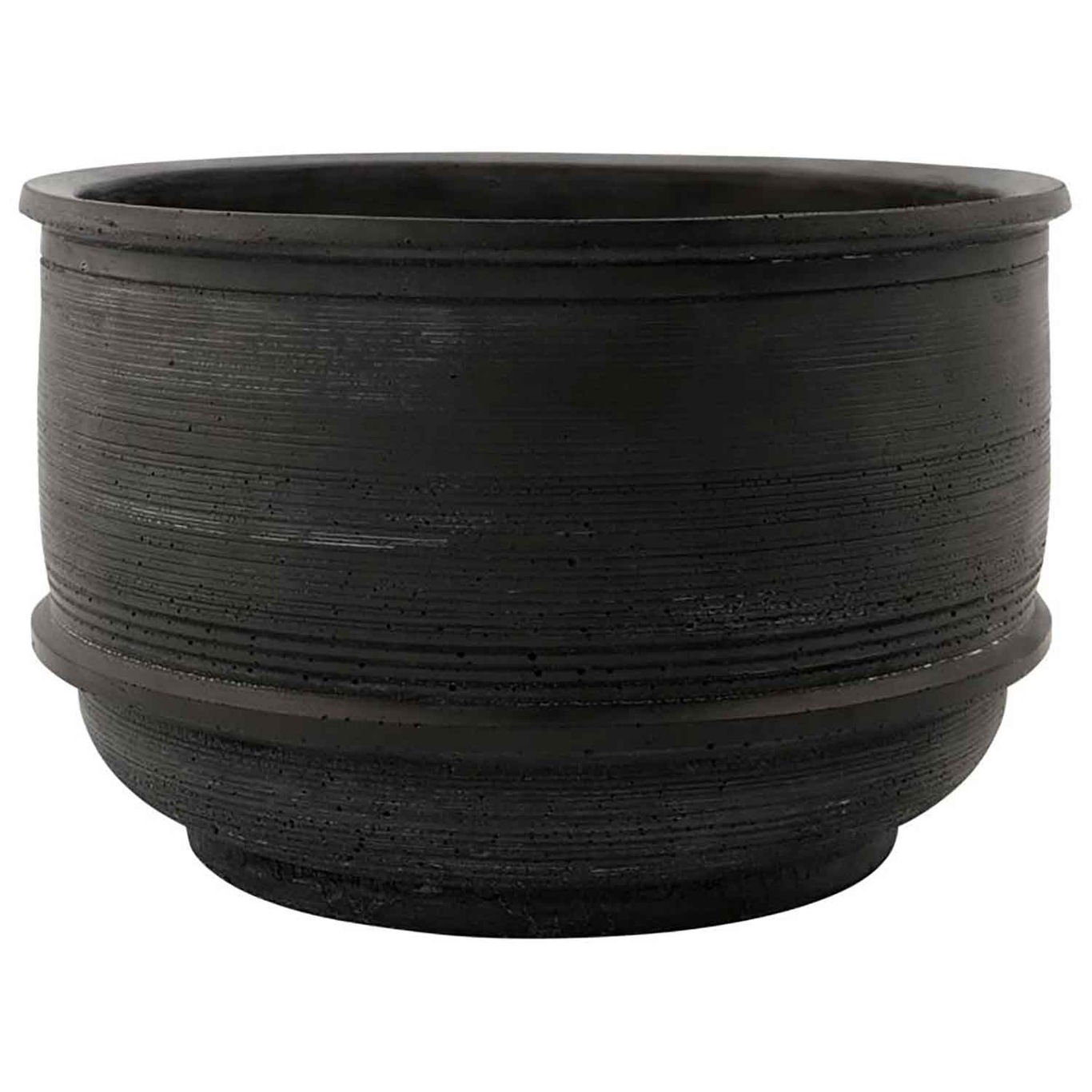 Ground Pot Dark Grey, Ø28 cm H18 cm