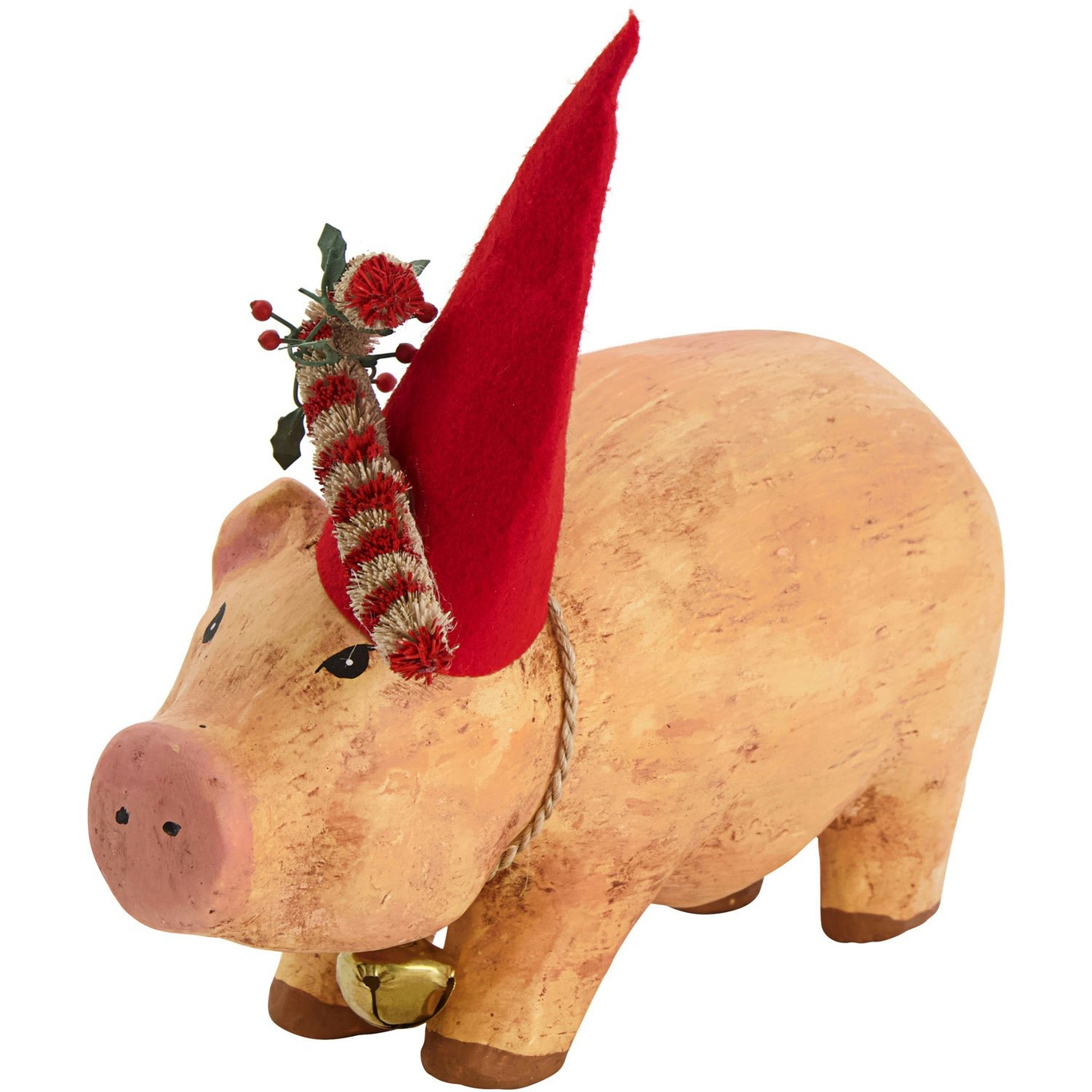 Piggy Christmas Pig 10x30x21 cm, Beige