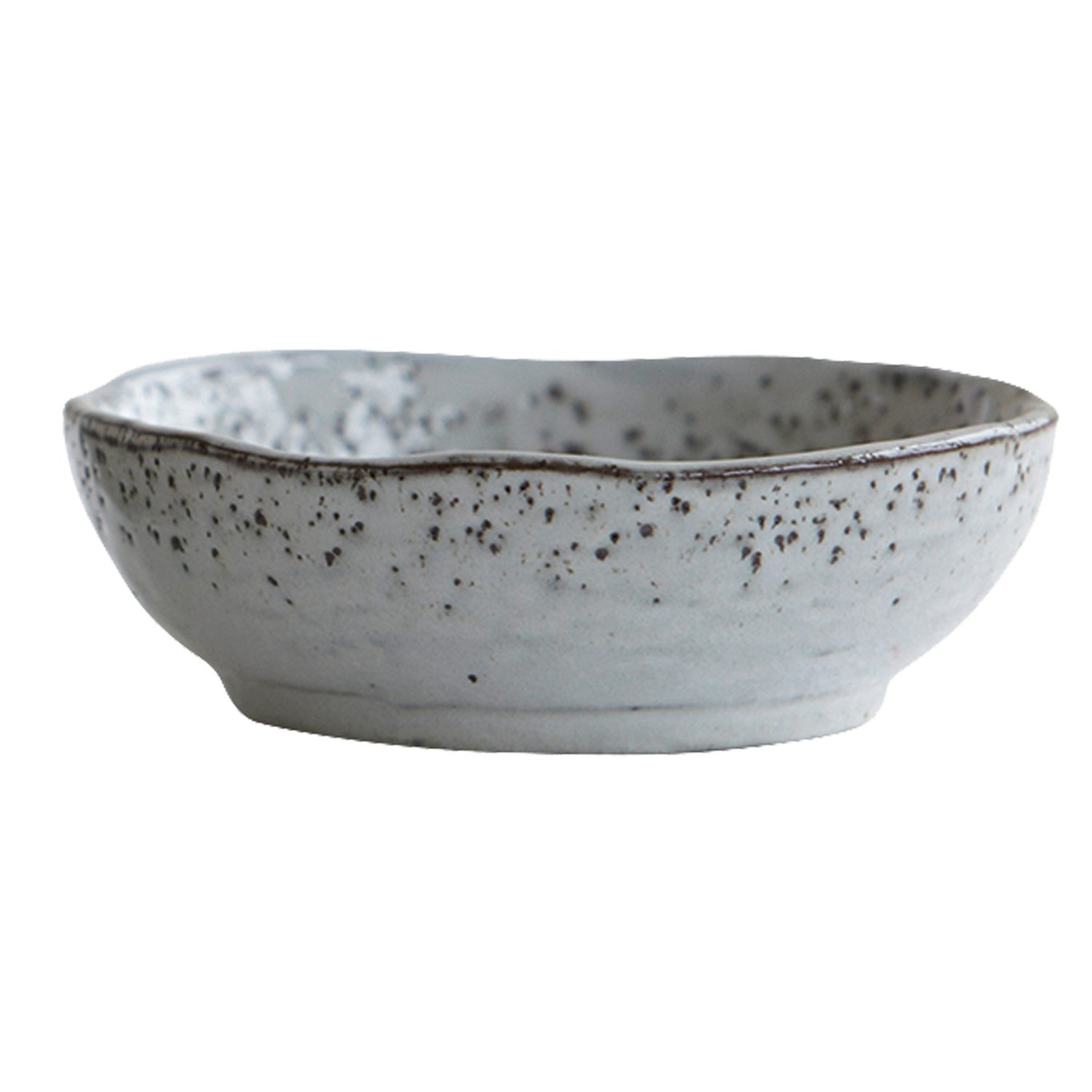 Rustic Bowl Ø14 cm, Grey / Blue