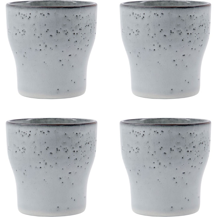 Liss Thermo Cup H14 cm 4-pack, Light Grey