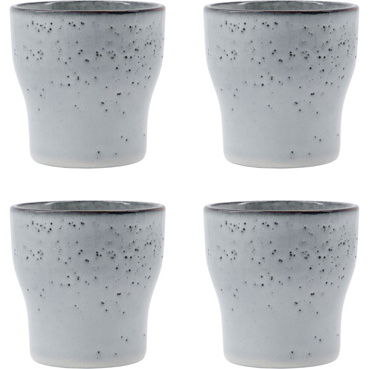 Liss Thermo Cup H14 cm 4-pack, Light Grey
