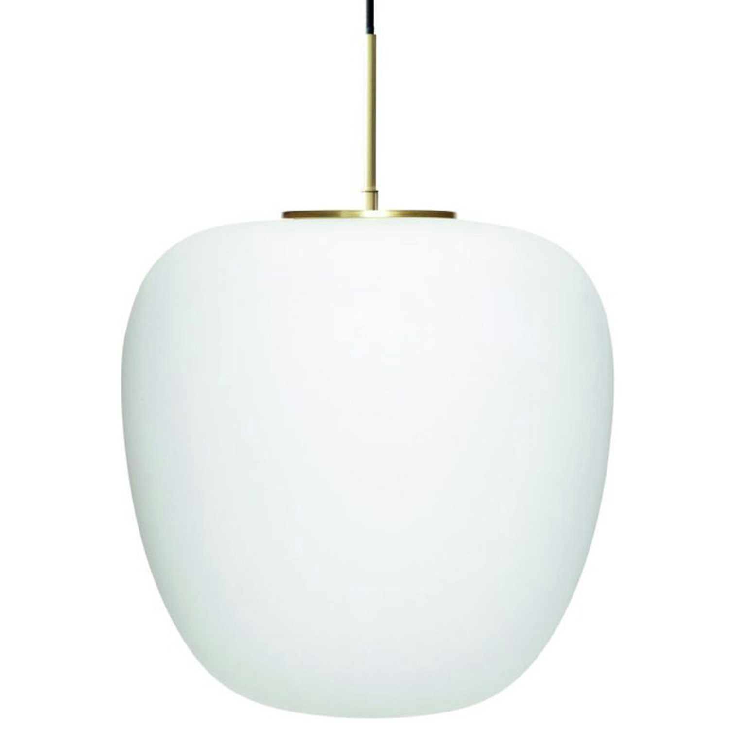 GUBI Gräshoppa pendant, alabaster white, glossy