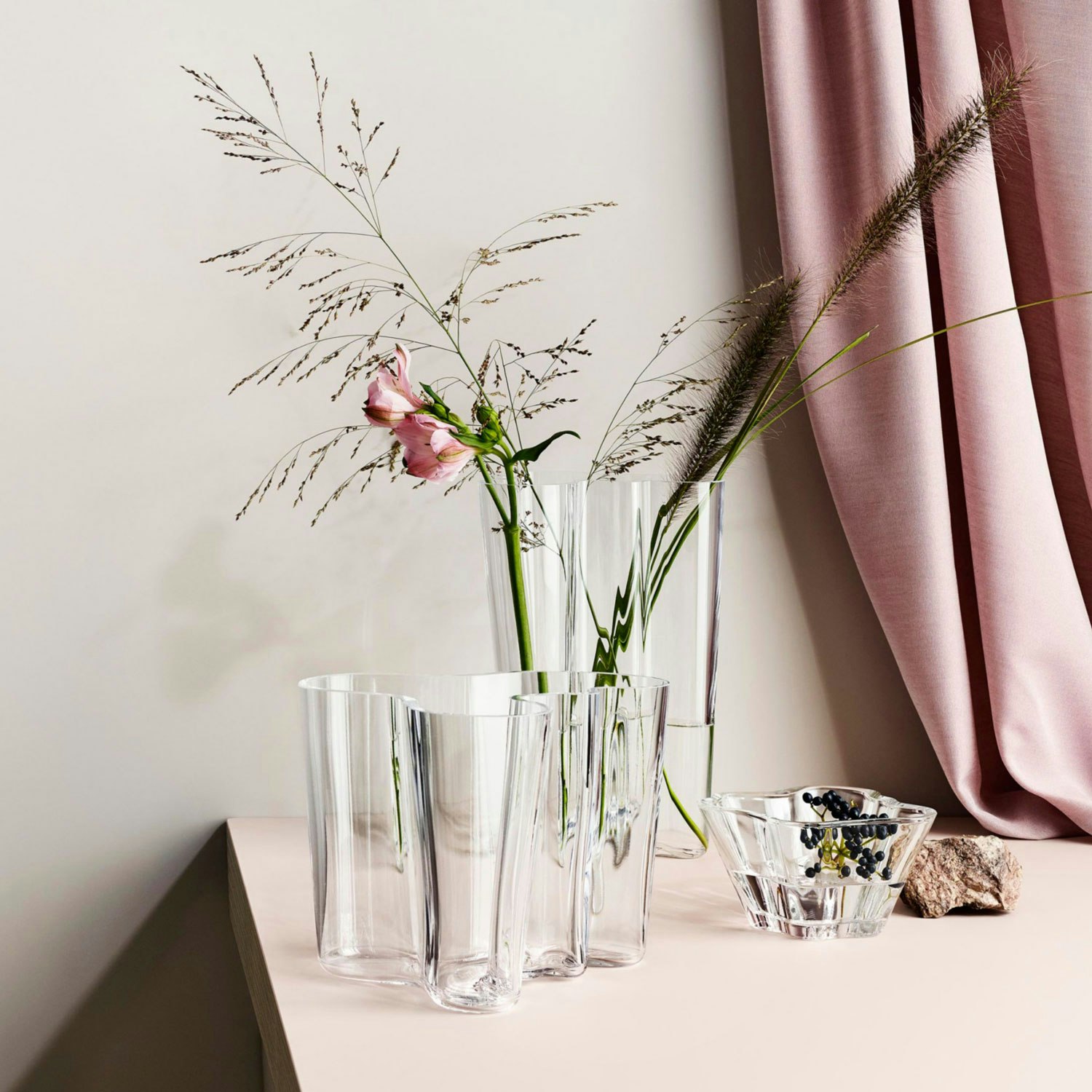 trommel verder innovatie Alvar Aalto Vase Gift Set Clear - Iittala @ RoyalDesign