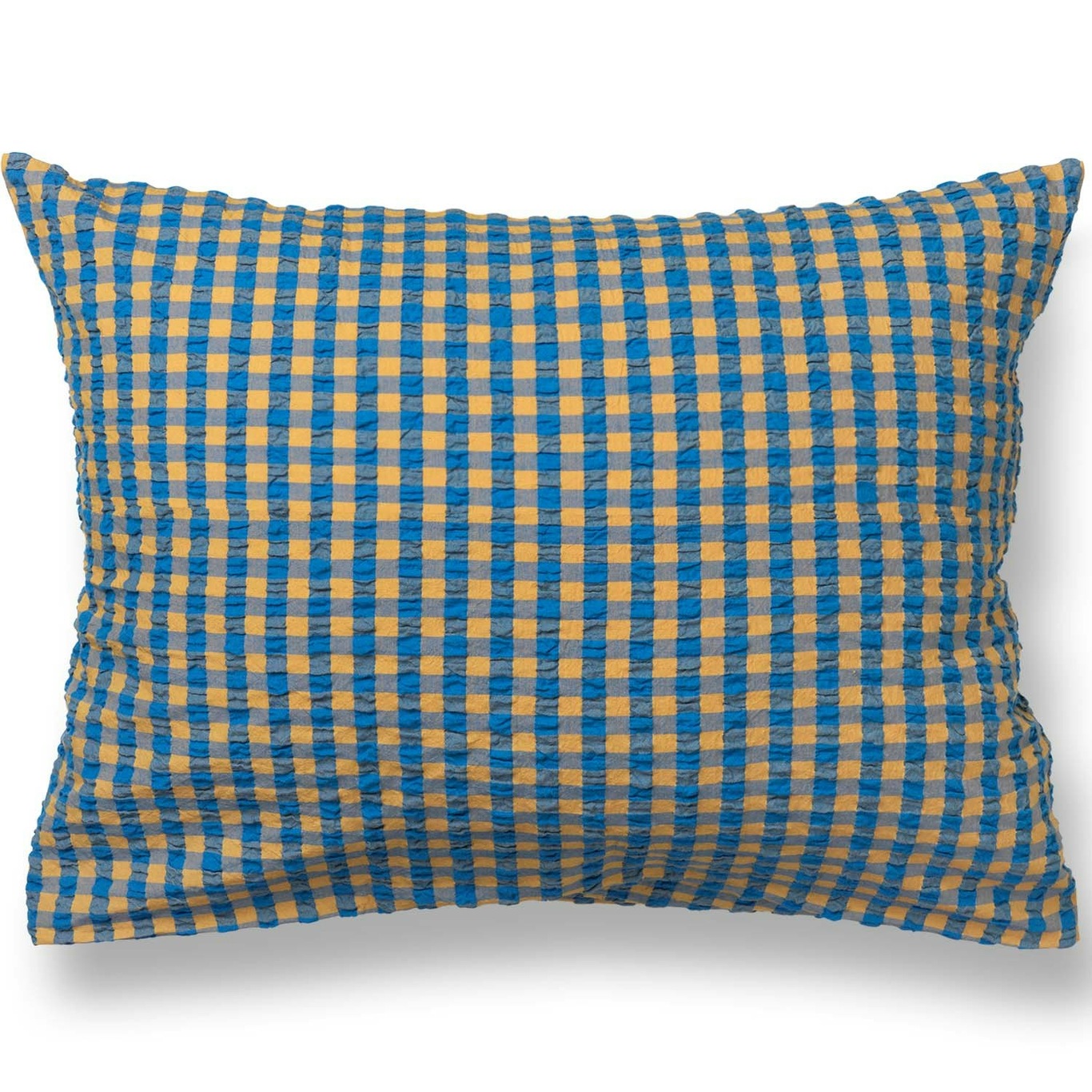 Bæk & Bølge Pillowcase 50x70 cm, Blue/Ochre