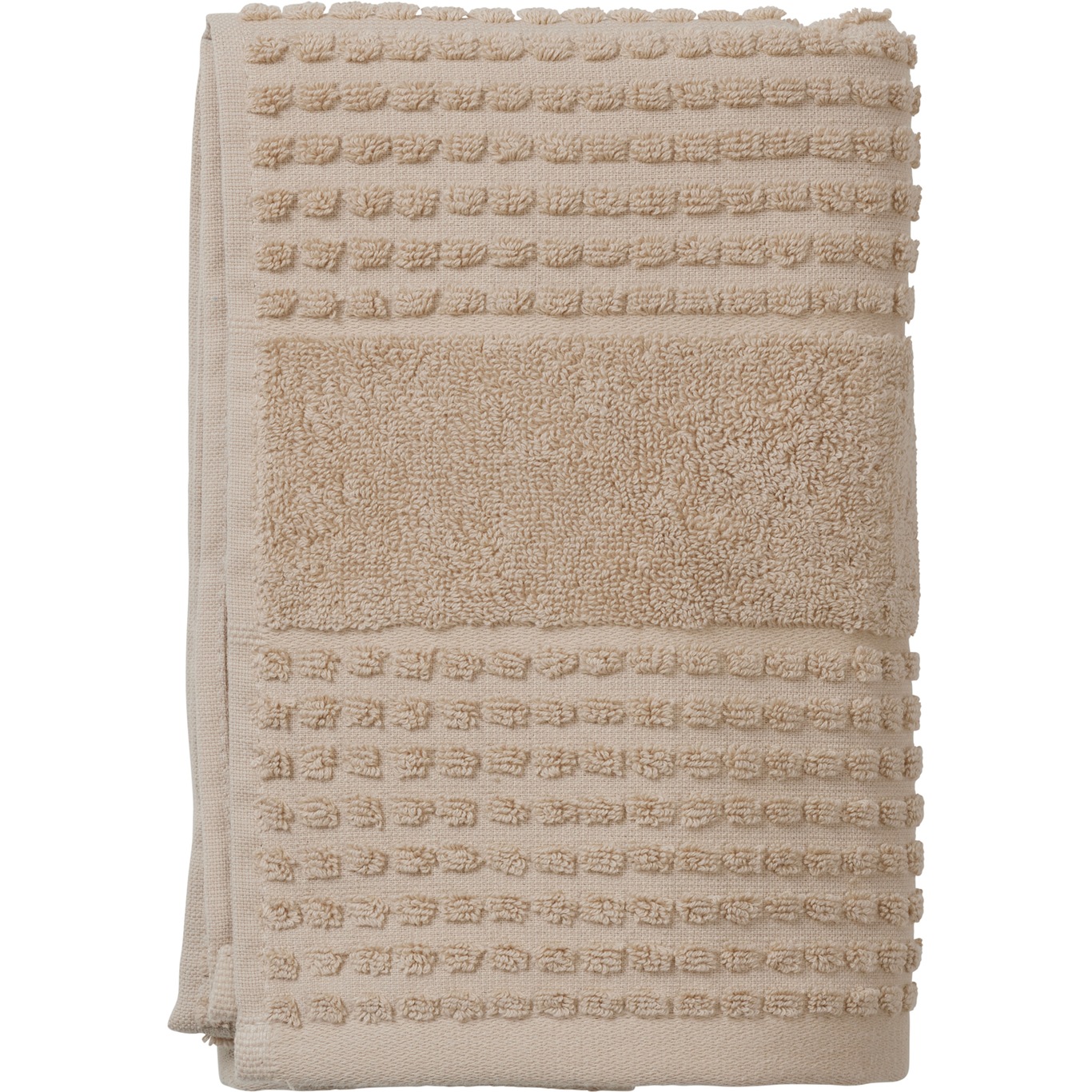 Check Towel 50x100 cm, Sand