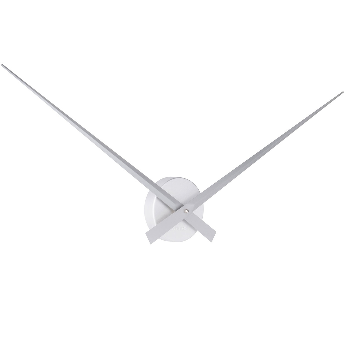 Little Big Time Wall Clock, Silver