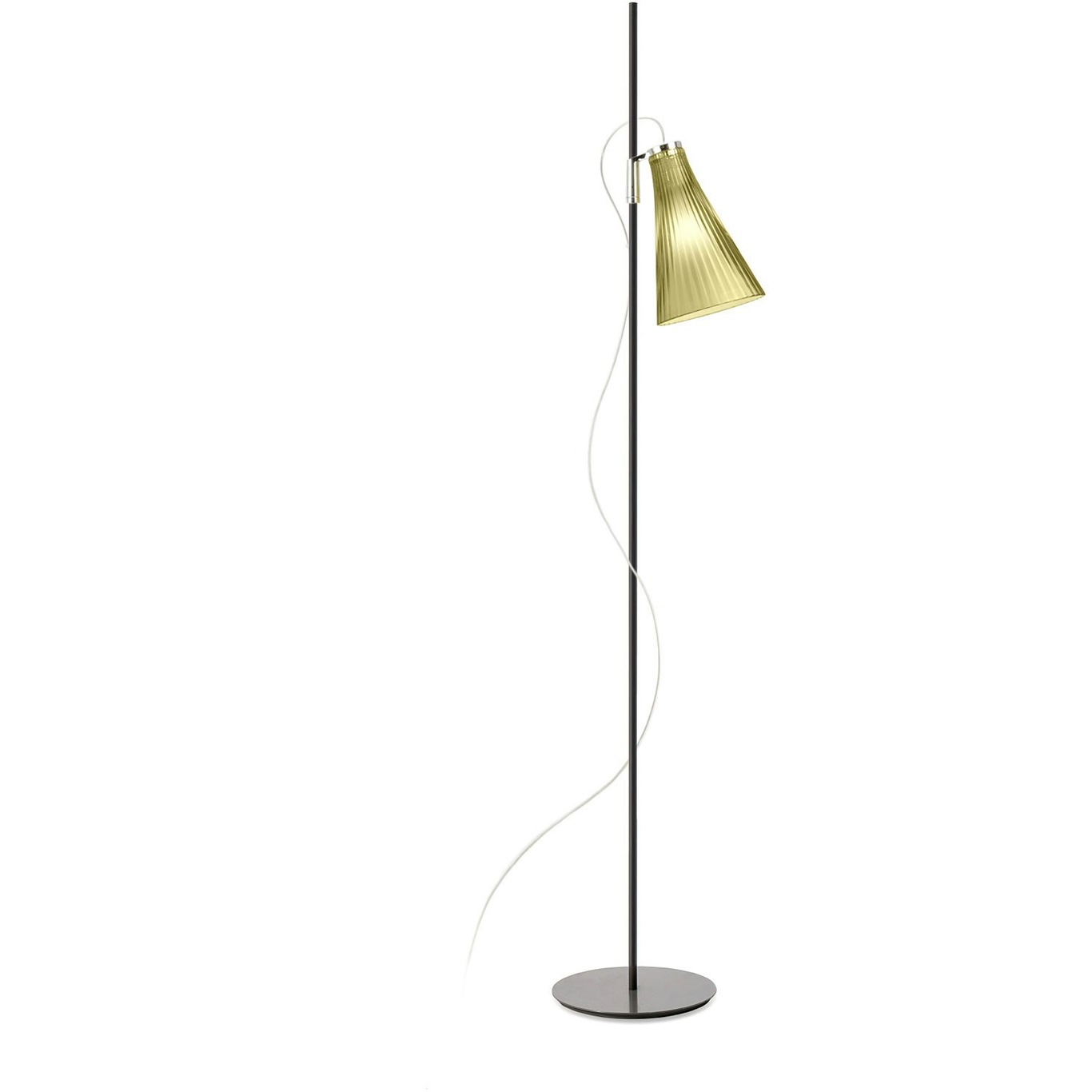 K-Lux Floor Lamp, Black / Green