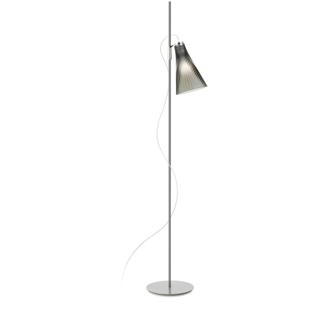 K-Lux Floor Lamp, Grey / Smoke