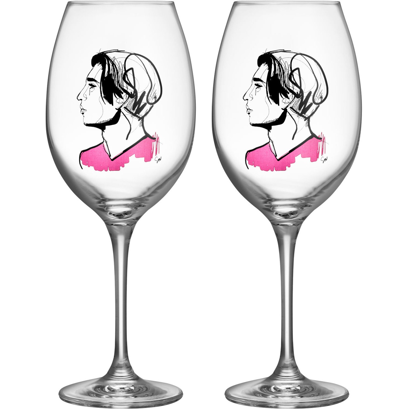 All About You Wine Glass 52 cl 2-pack, Embrace Him