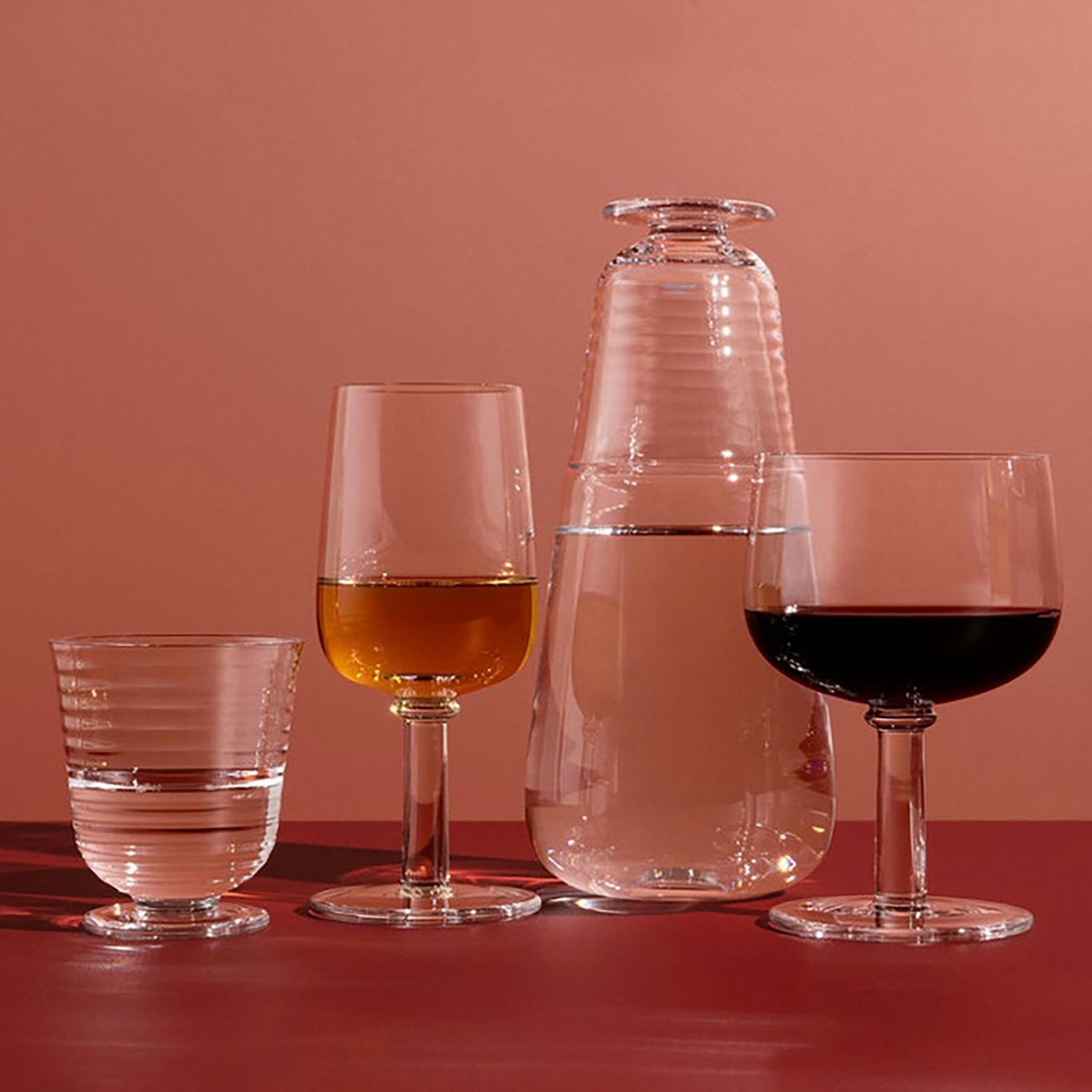 LSA International Borough Red Wine Glasses Set of 4
