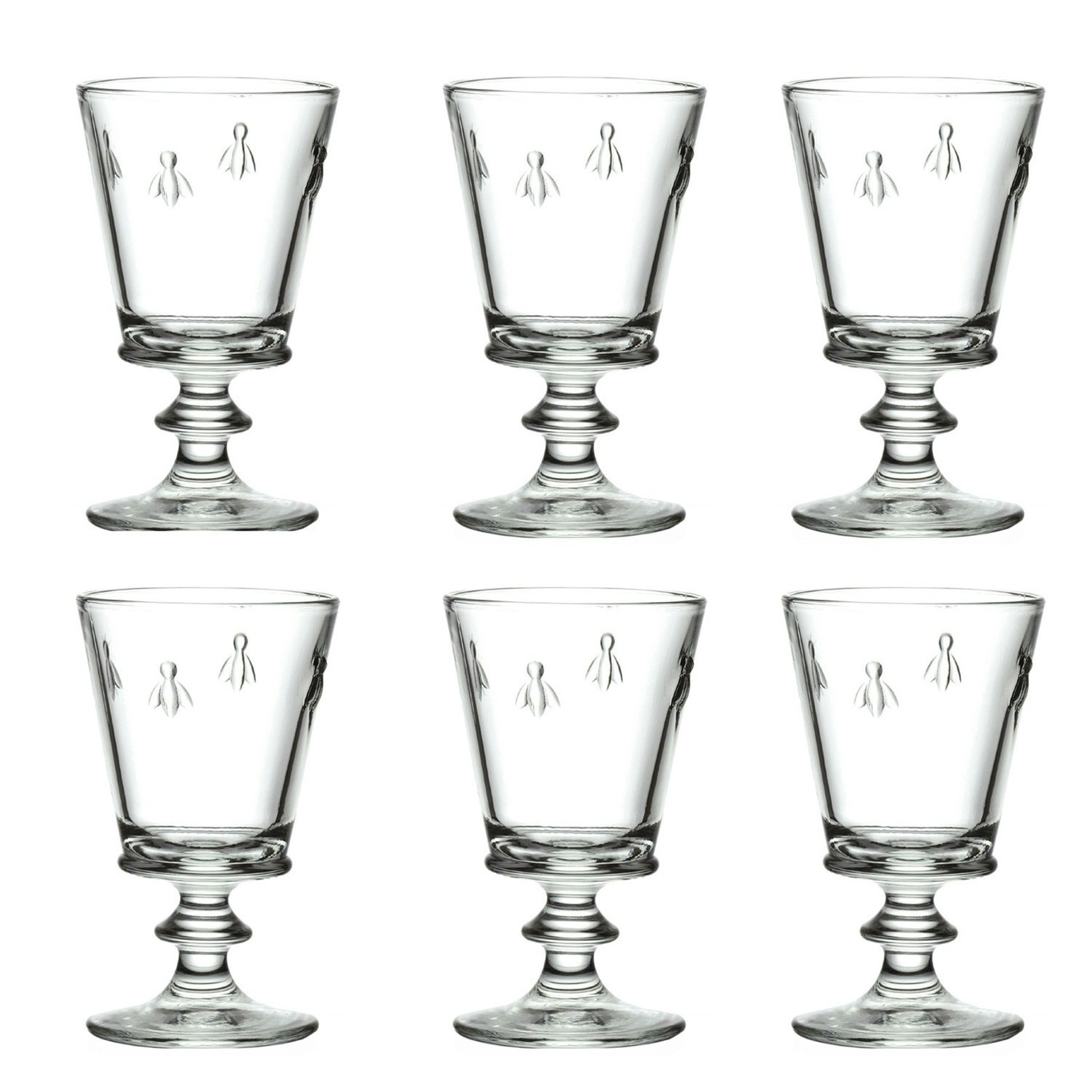 Abeille Wine Glass 6-pack, Clear