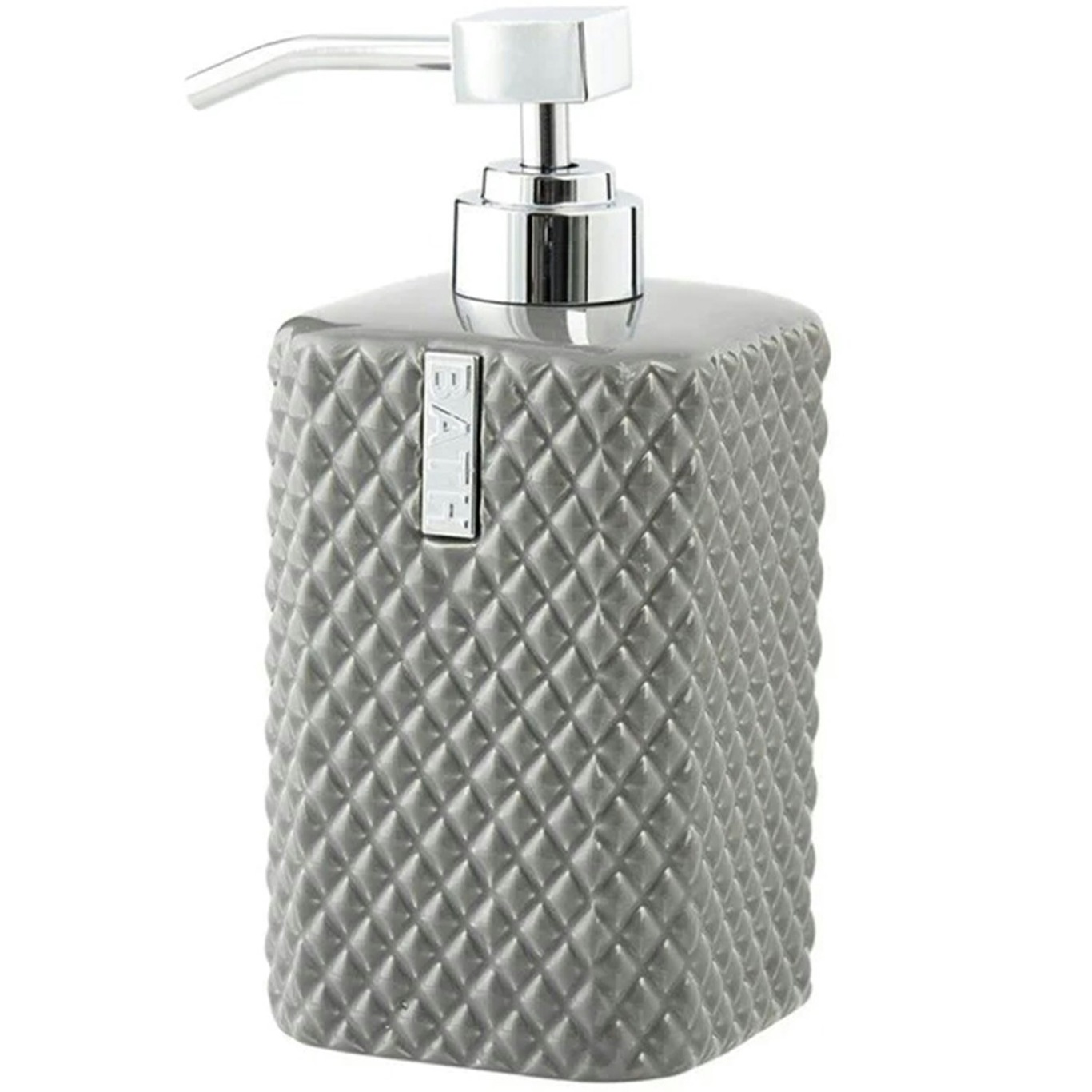 Marion Soap Dispenser, Grey/Silver