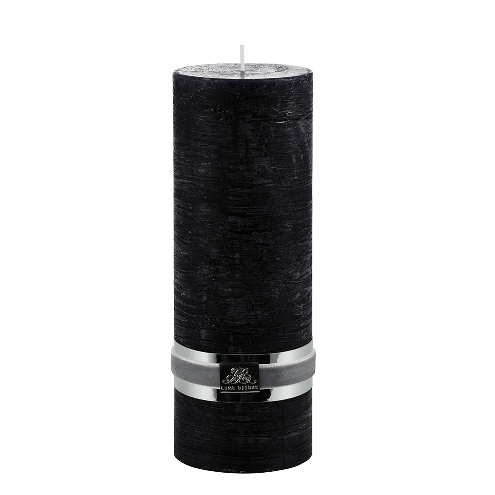 Rustic Candle Large, Black
