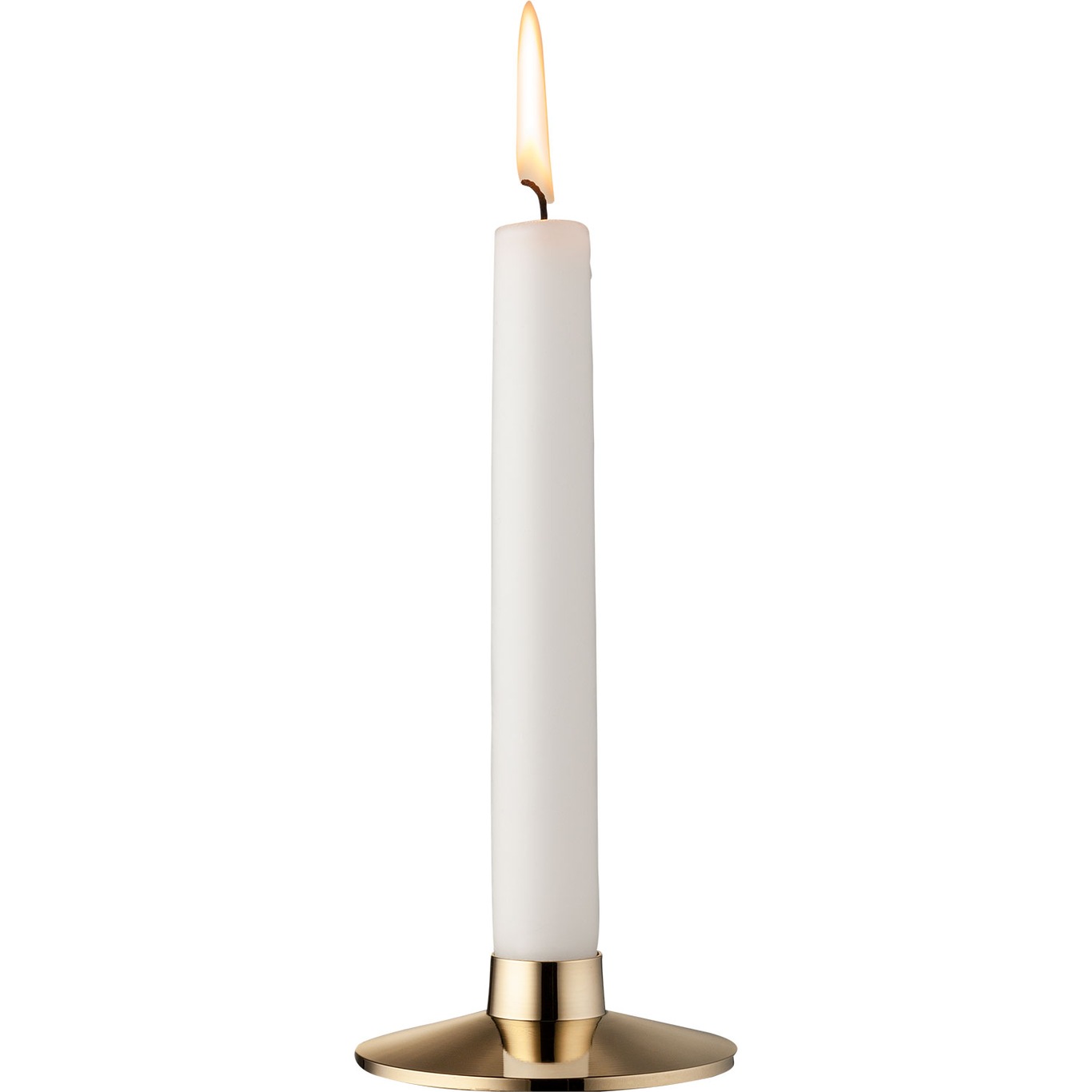 Lind Curve Plinth Candle Stand, Gold