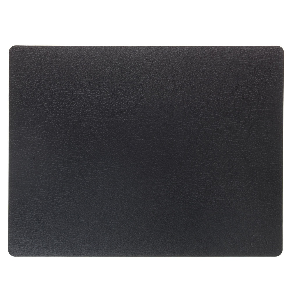 Square L Table Mat Bull, 35x45 cm, Black