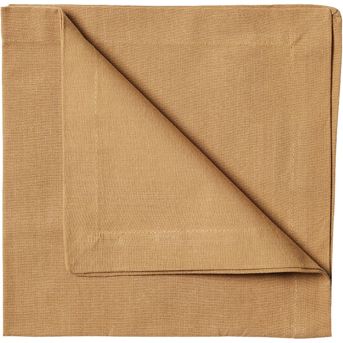 Robert Cloth Napkin 45x45 cm 4-pack, Camel Brown