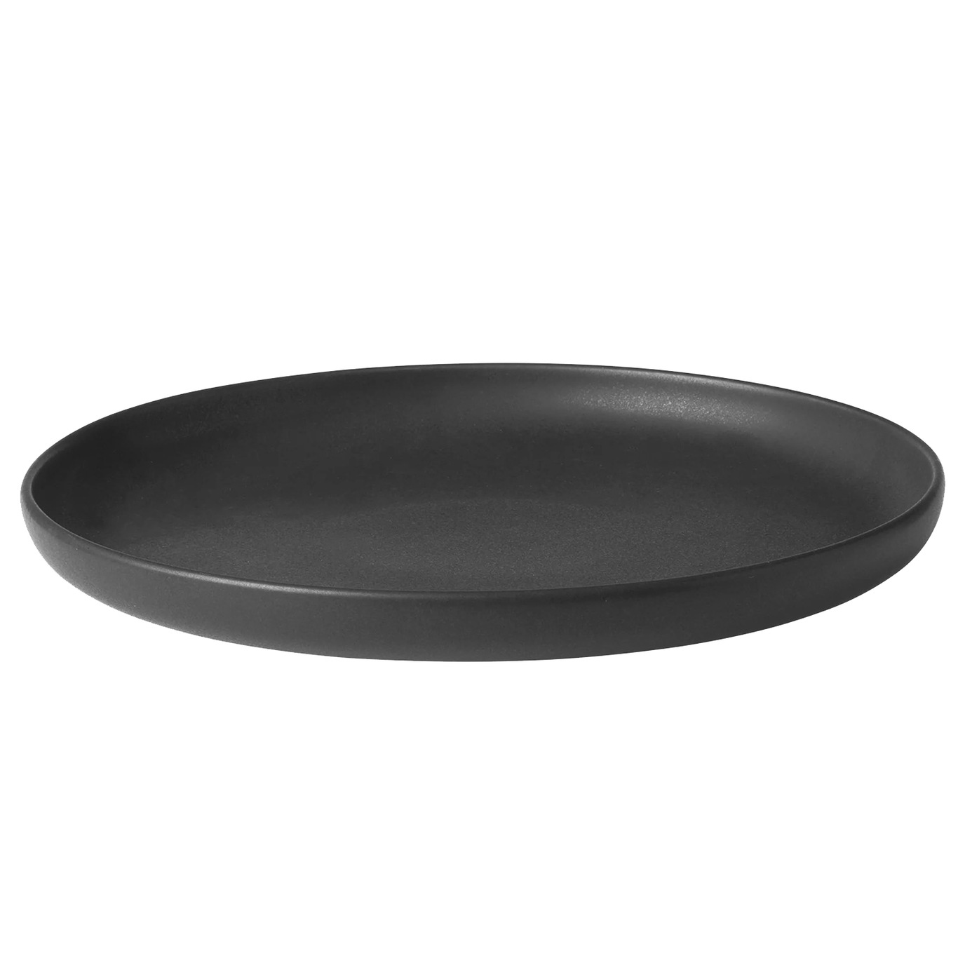 Ceramic Pisu Plate Ø18 cm, Ink Black