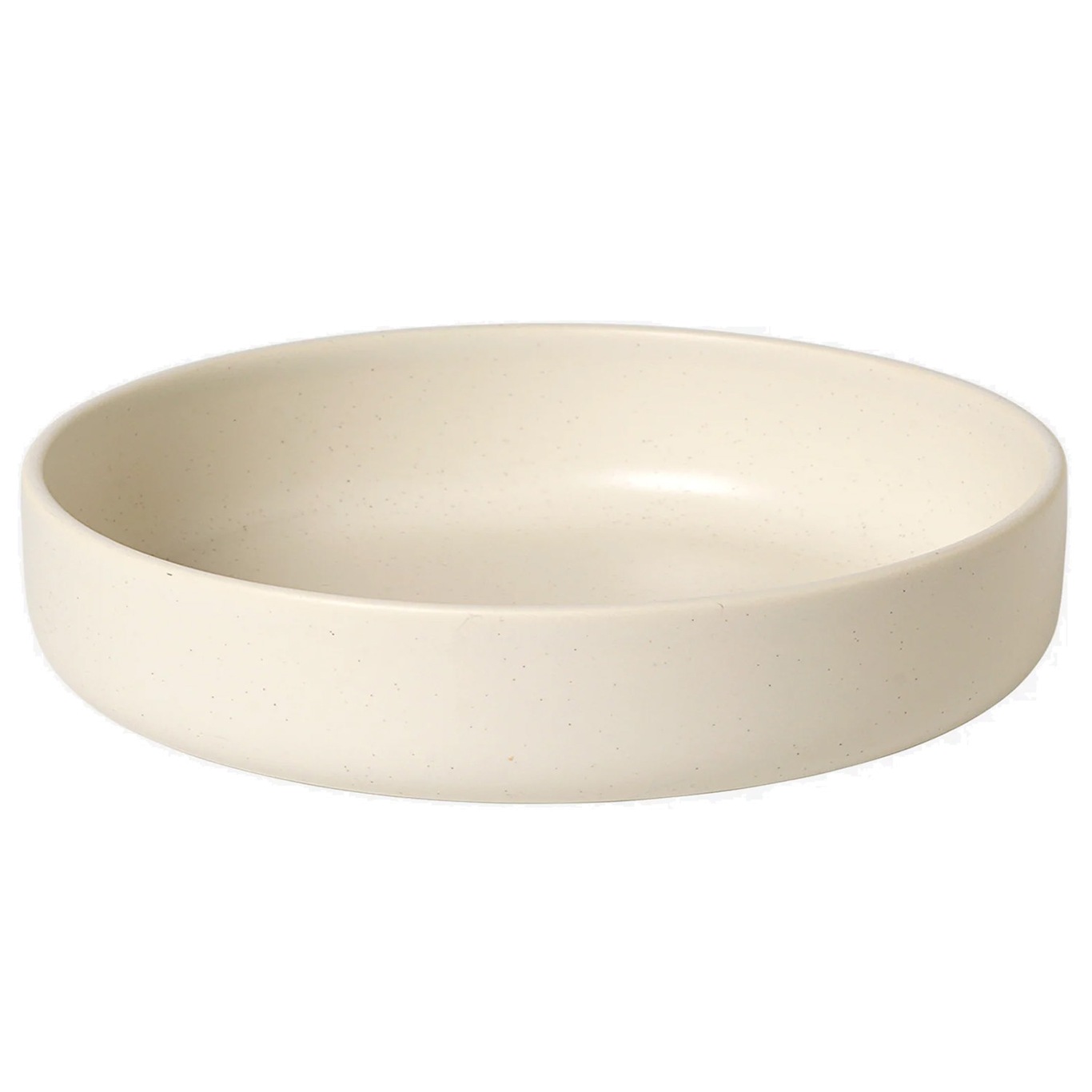 Ceramic Pisu Plate Ø21 cm, Vanilla White