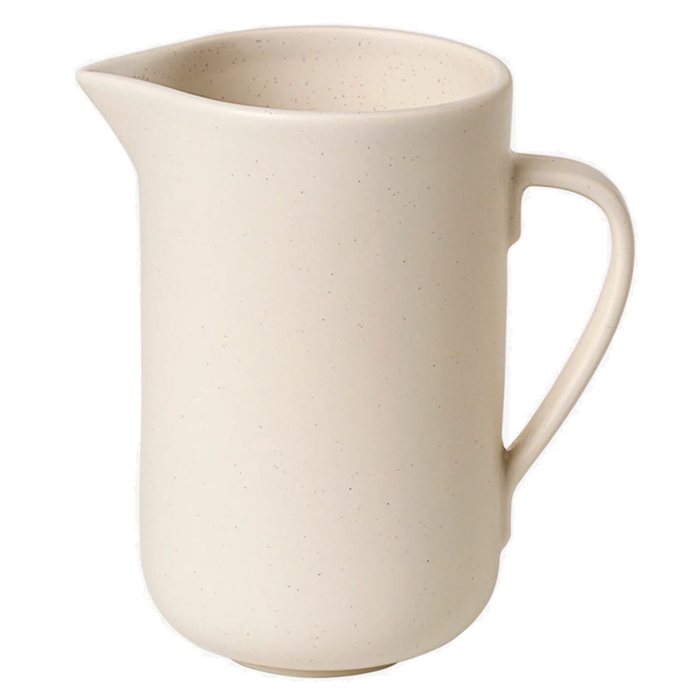 Ceramic Pisu Pitcher 25 cl, Vanilla White