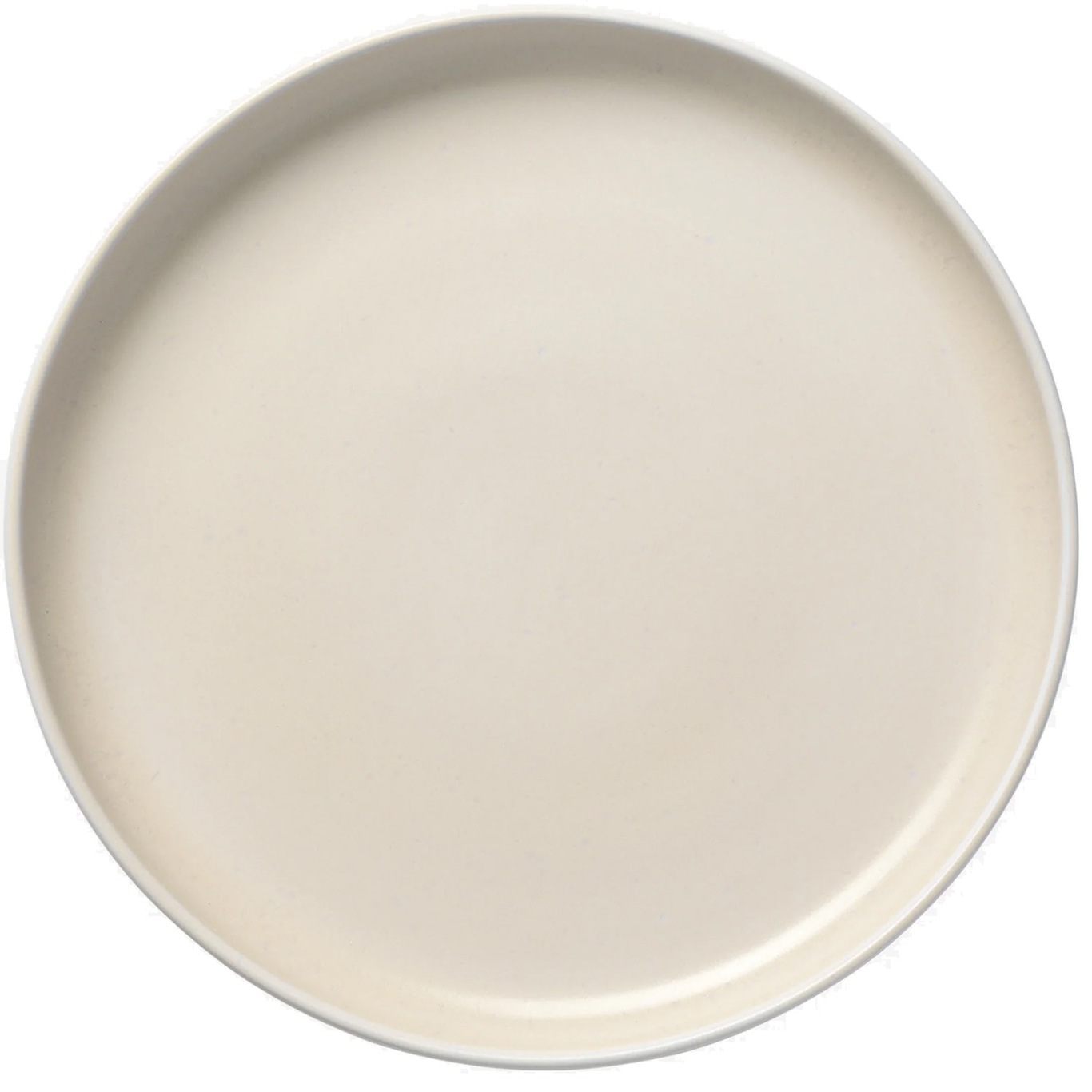 Ceramic Pisu 16 Plate Ø22 cm, Vanilla White