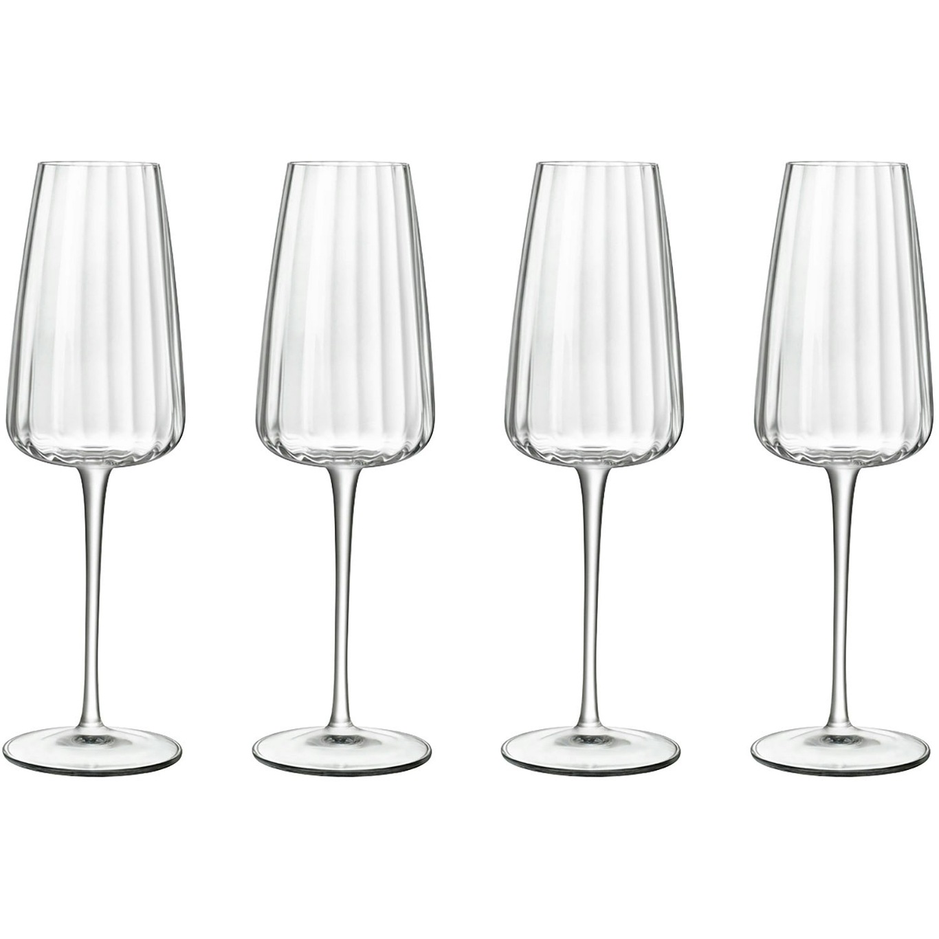 Waterfall Wine Glasses, Set of 4