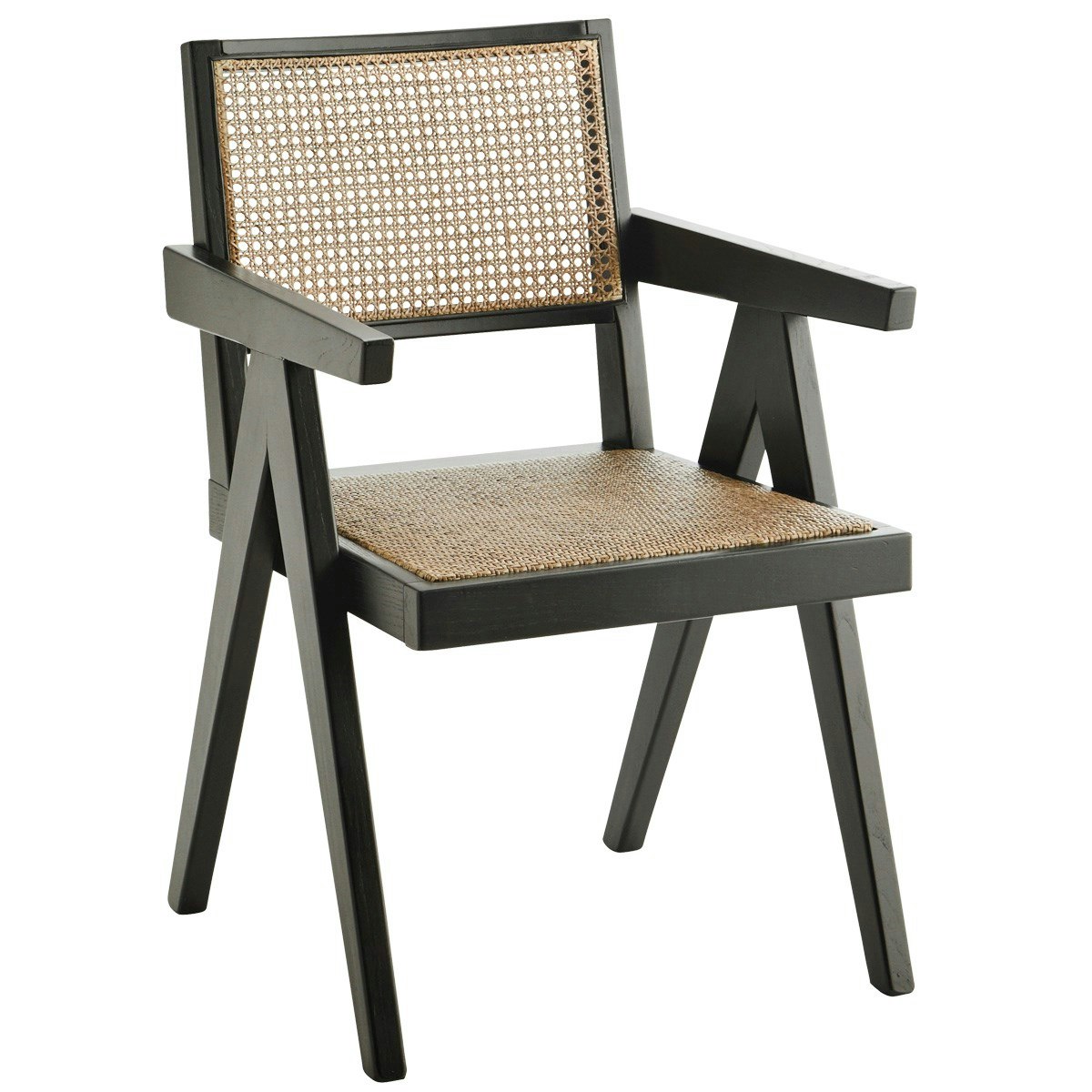 Chair, Wood / Rattan