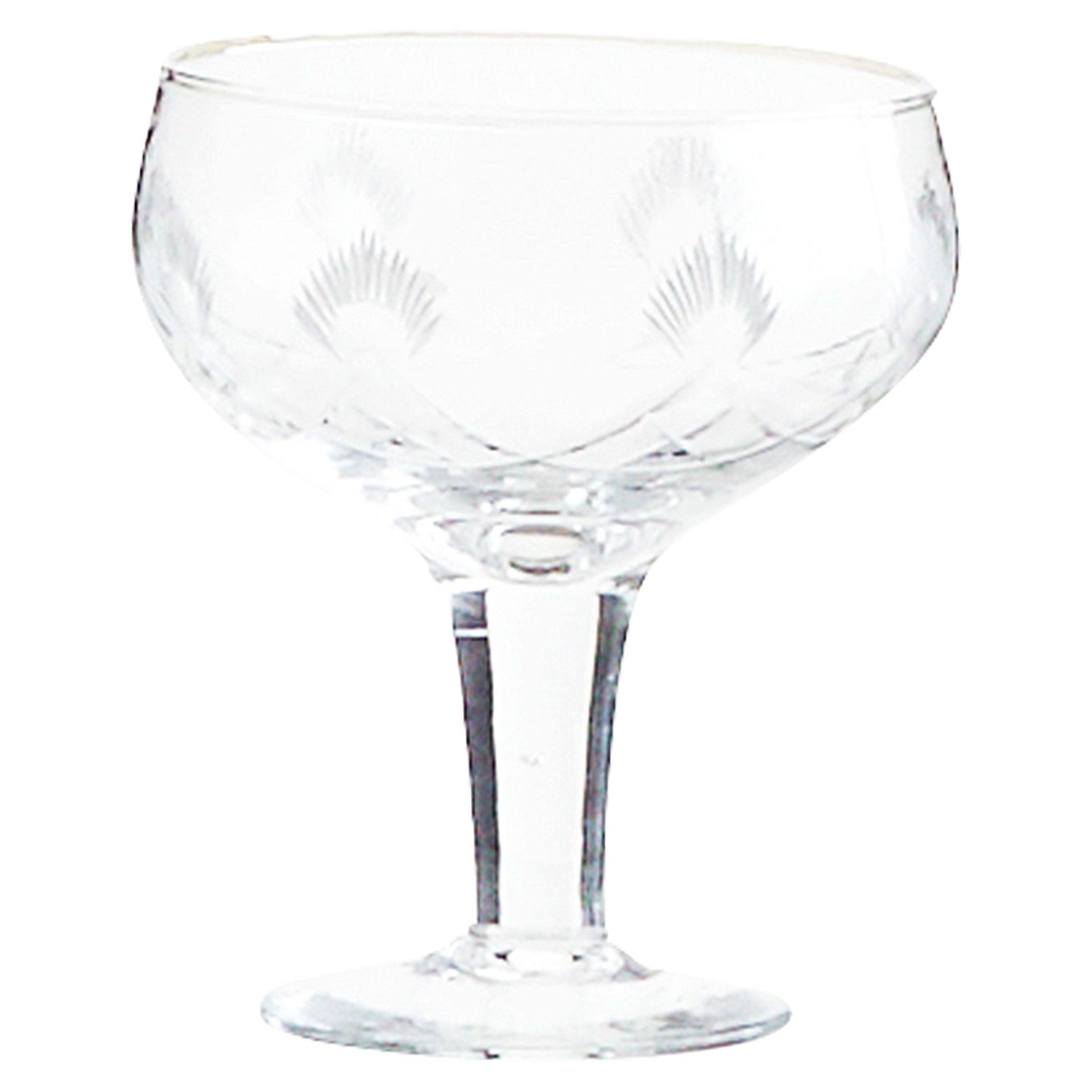 Cocktail Glass With Cut, 10 cl