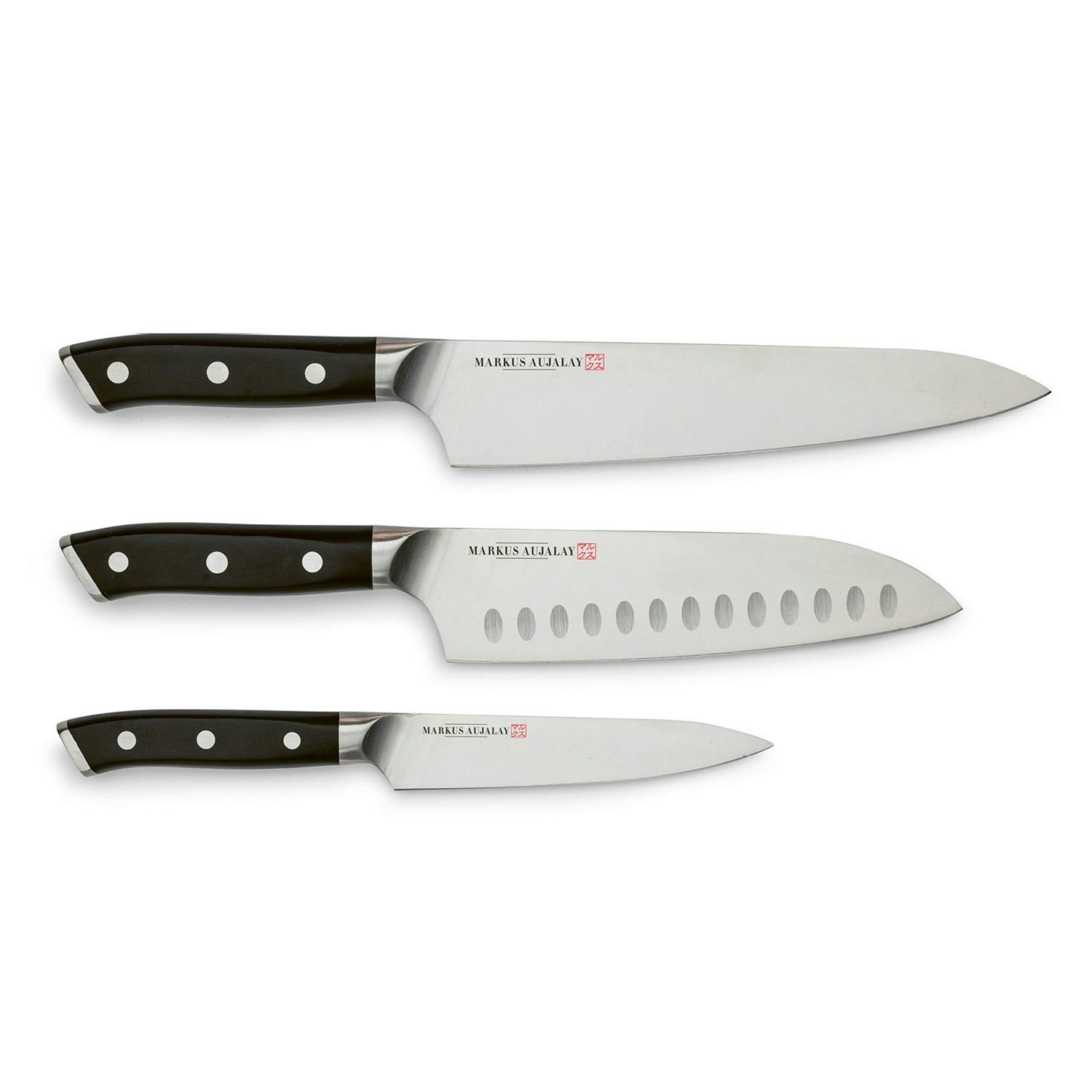 All Steel Knife Set, 3 Pieces - Fiskars @ RoyalDesign