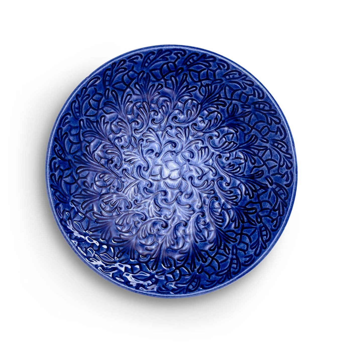 Lace Plate 20 cm, Blue