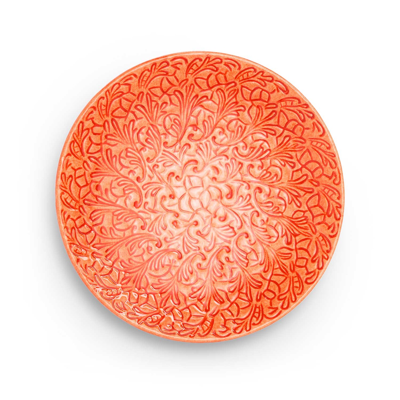 Lace Plate 20 cm, Orange