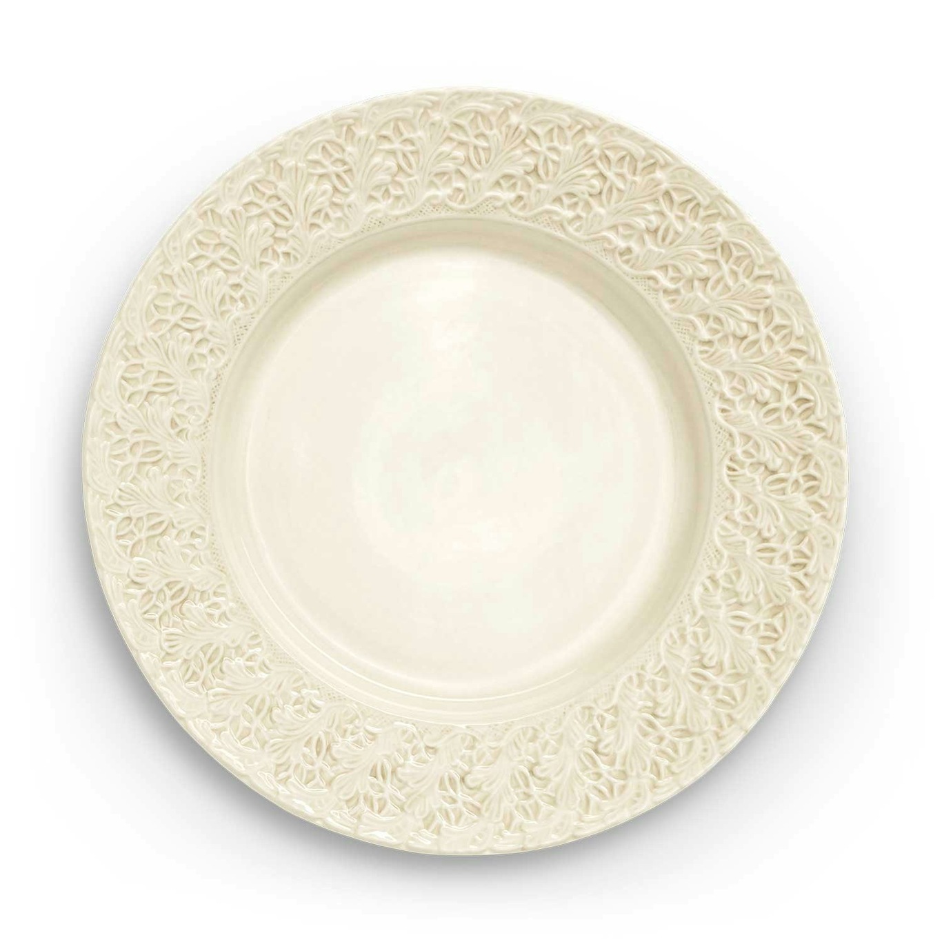 Lace Plate 32 cm, Sand