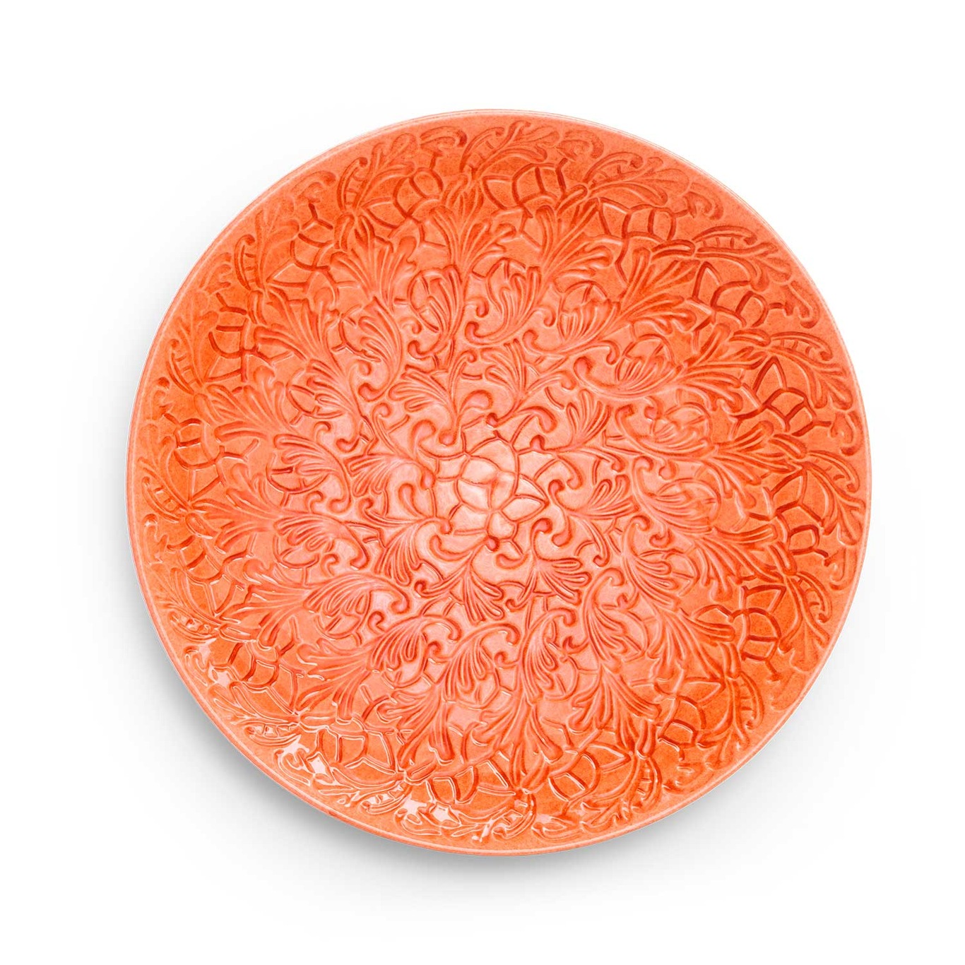 Lace Platter 34 cm, Orange